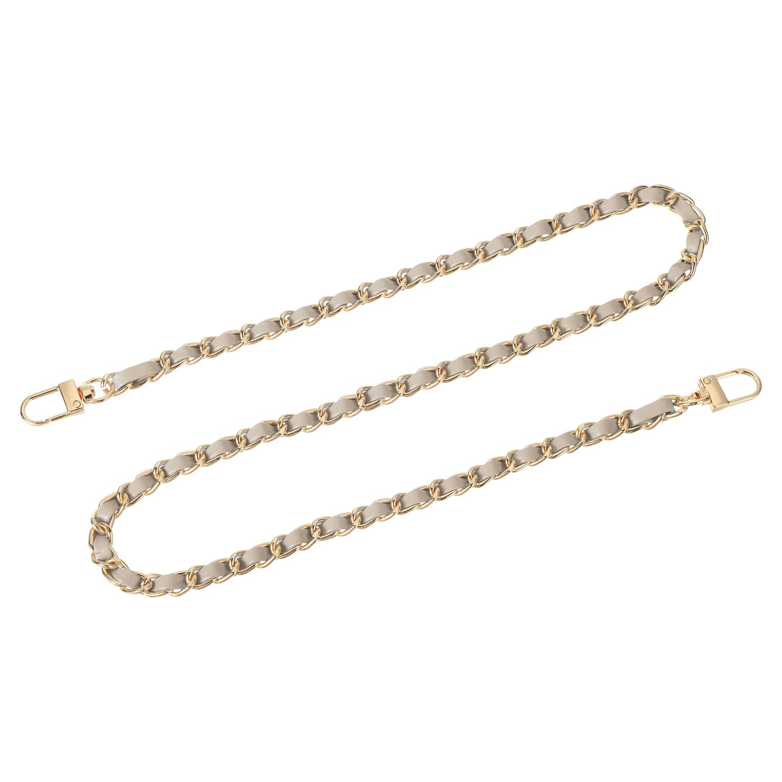 32" Purse Chain Strap with Buckles for Shoulder (Gold + Gold)