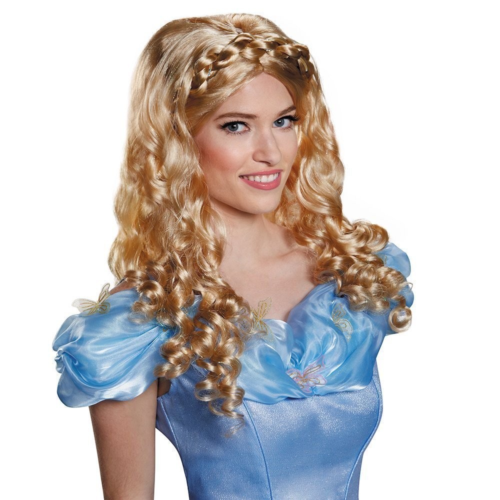 Disney Disguise Women's Cinderella Movie Adult Costume Wig, Blonde, One Size