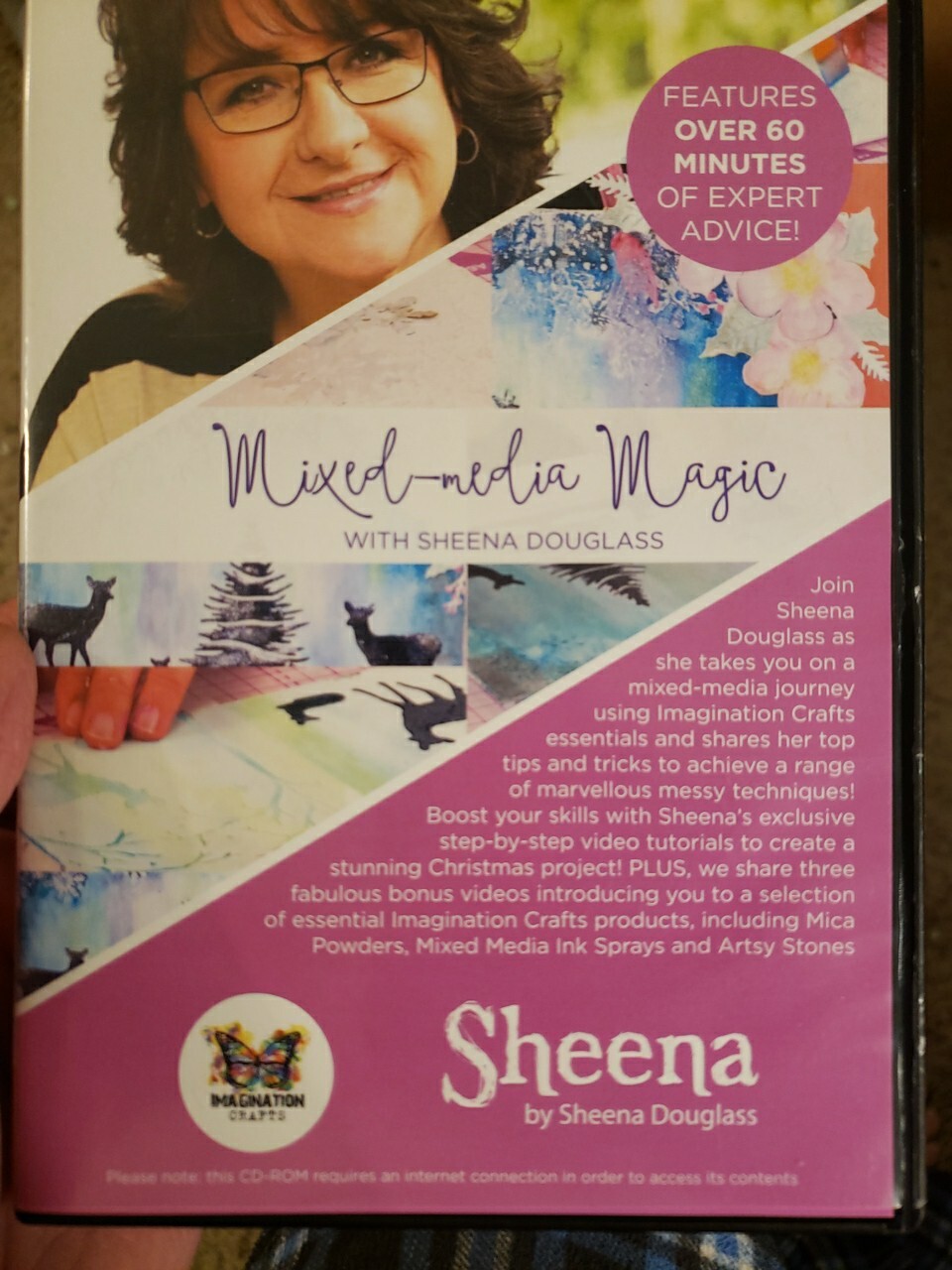 Sheena Douglass Mixed Media Magic & Crafter’s Companion Inspiration Mag 2 CD-ROM