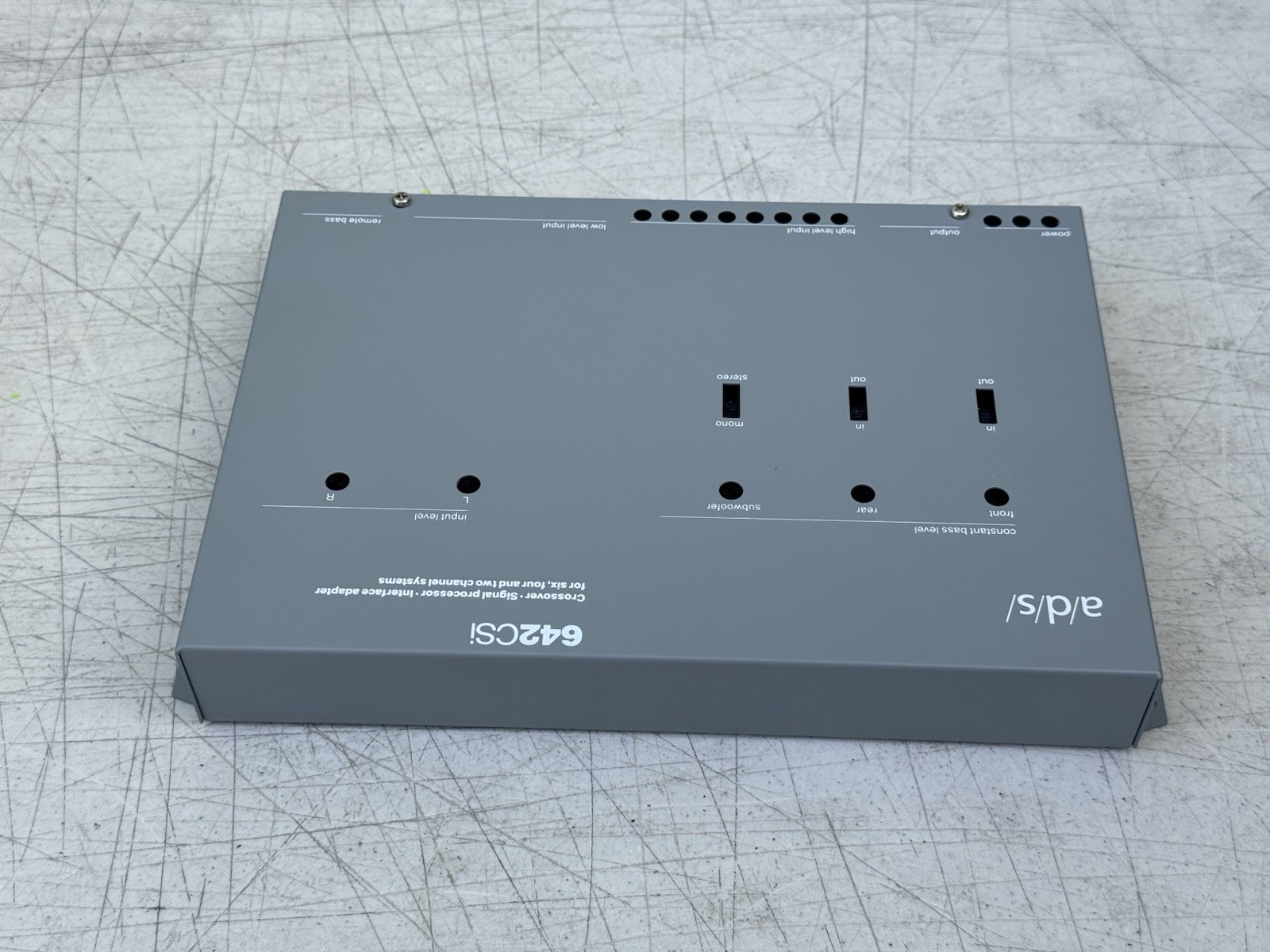 a/d/s/ 642CSi 6 Channel Crossover New No Box