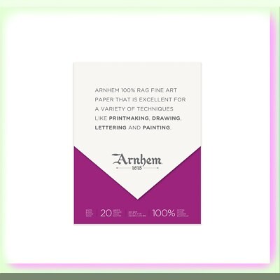 Premium White Sketchbook for Printmaking, 8.5"