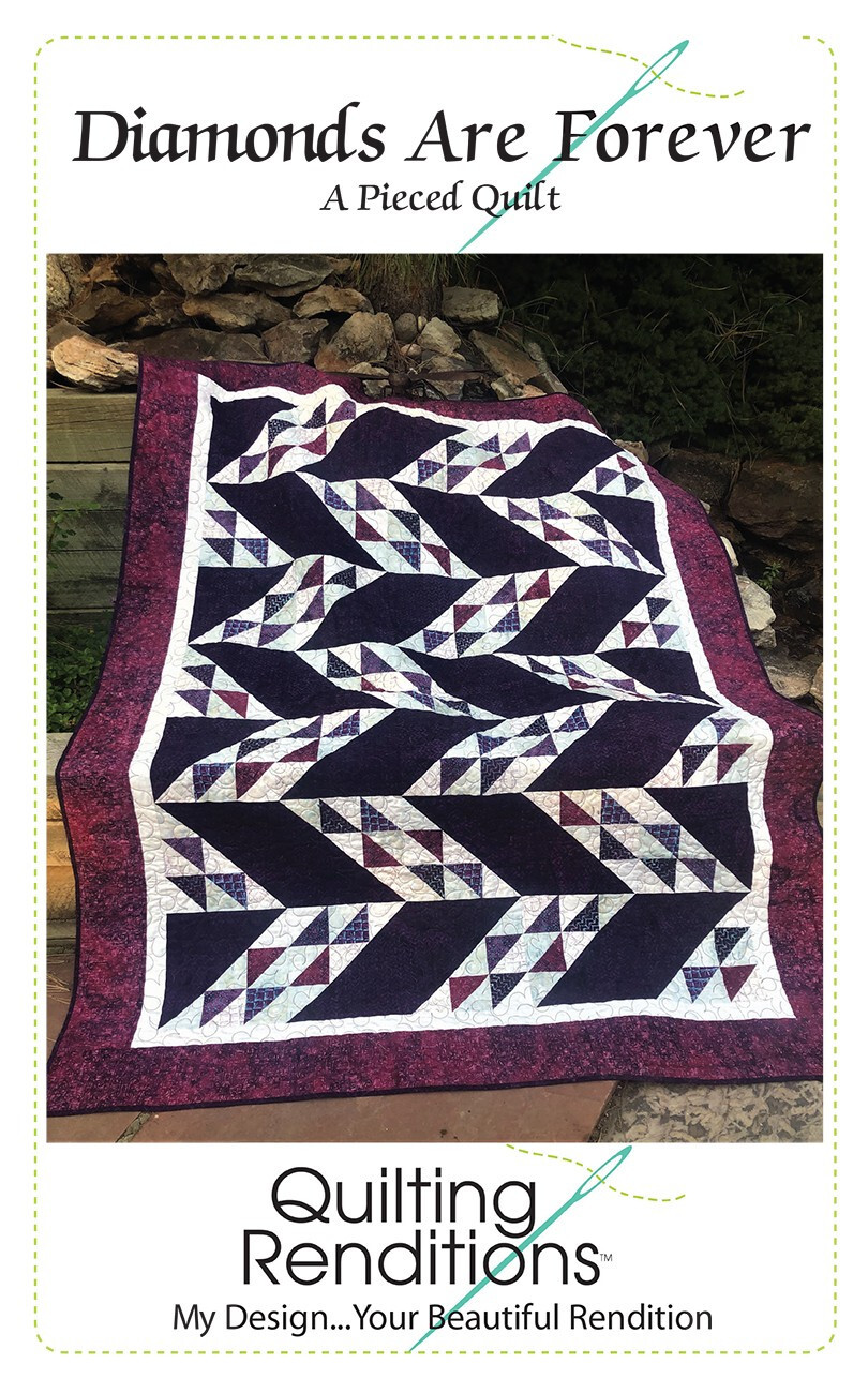 Diamonds Are Forever by Quilting Renditions (4 Size Options)