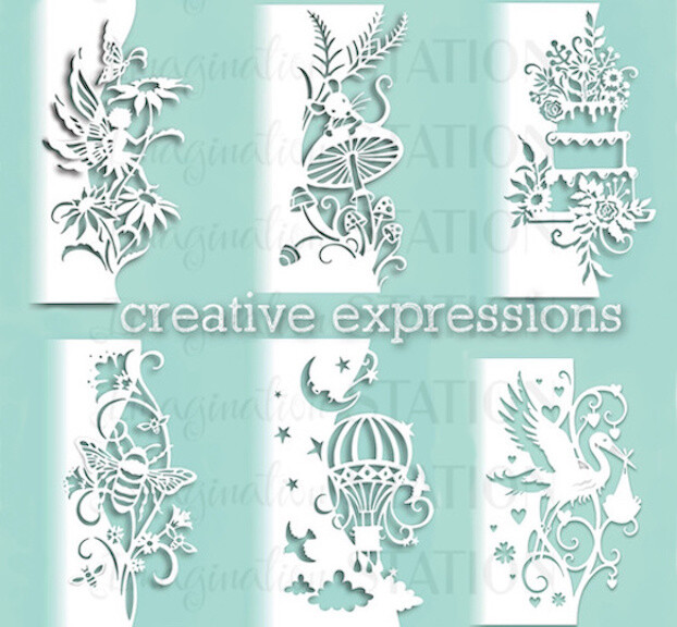 Creative Expressions Papercut Steel Edger Dies by Cathie Shutterworth Limited!