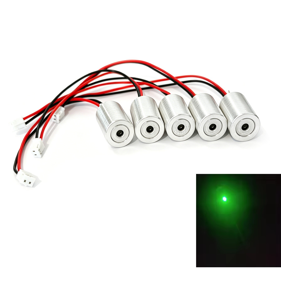 5pcs 532nm 20mW-30mW Green Dot Laser Module DIY Positioning LED Flashlight