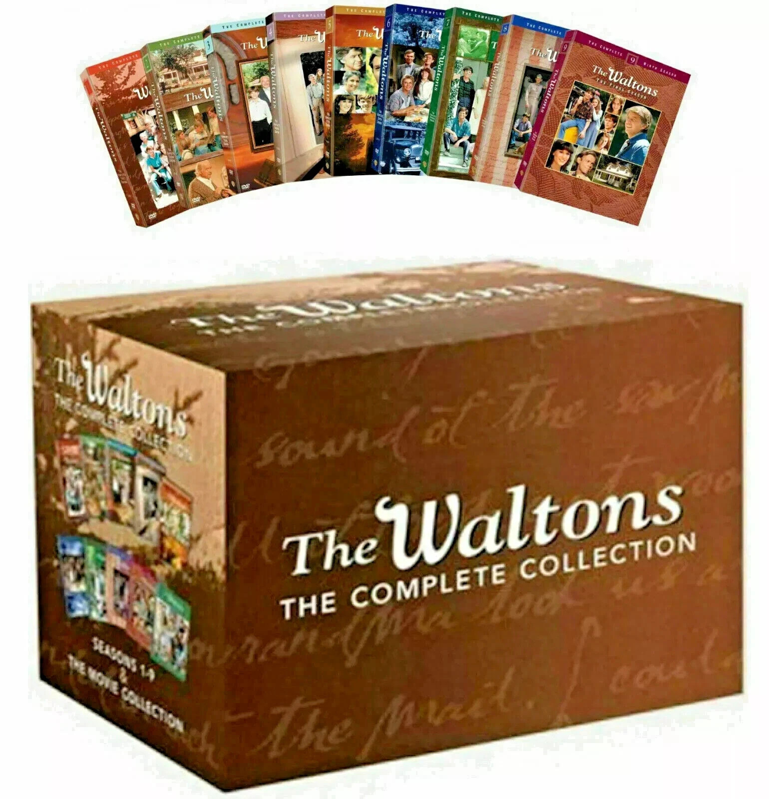 The Waltons Complete Series Seasons 1-9 + Movies ( DVD 47-Disc Box Set ) New