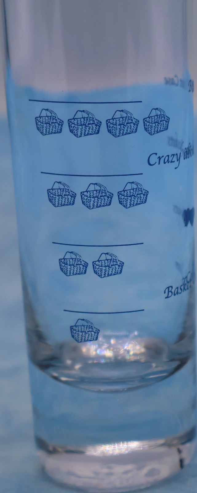 Basket Collector Novelty Glass Tumbler Basket Case I Love Baskets 4.25"