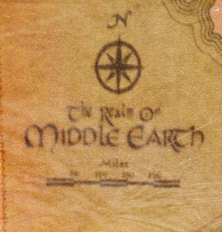 The Realm of Middle Earth Map Mouse Pad – 11 ½ in X 9 ¾ in - New