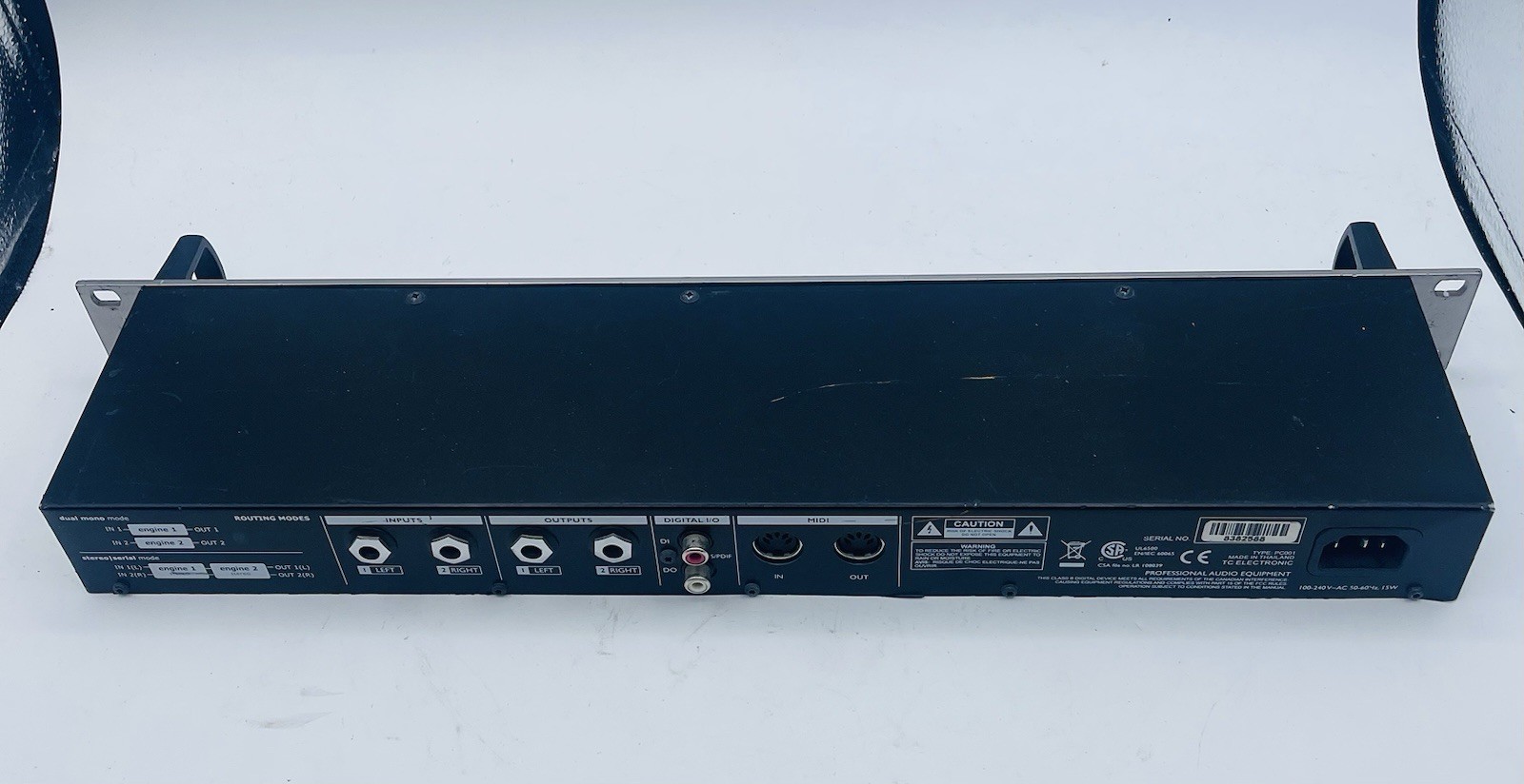 T.C. Electronic C300 Dual Stereo Gate Compressor (Untested) As Is