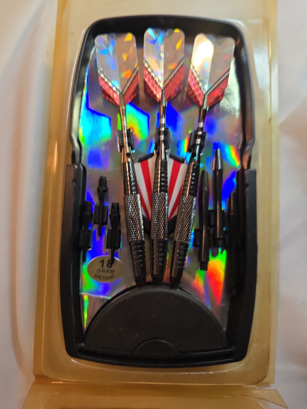 Three (3) Arachnid SFP-600 Soft Tip Darts 18 Gram w/ Case -