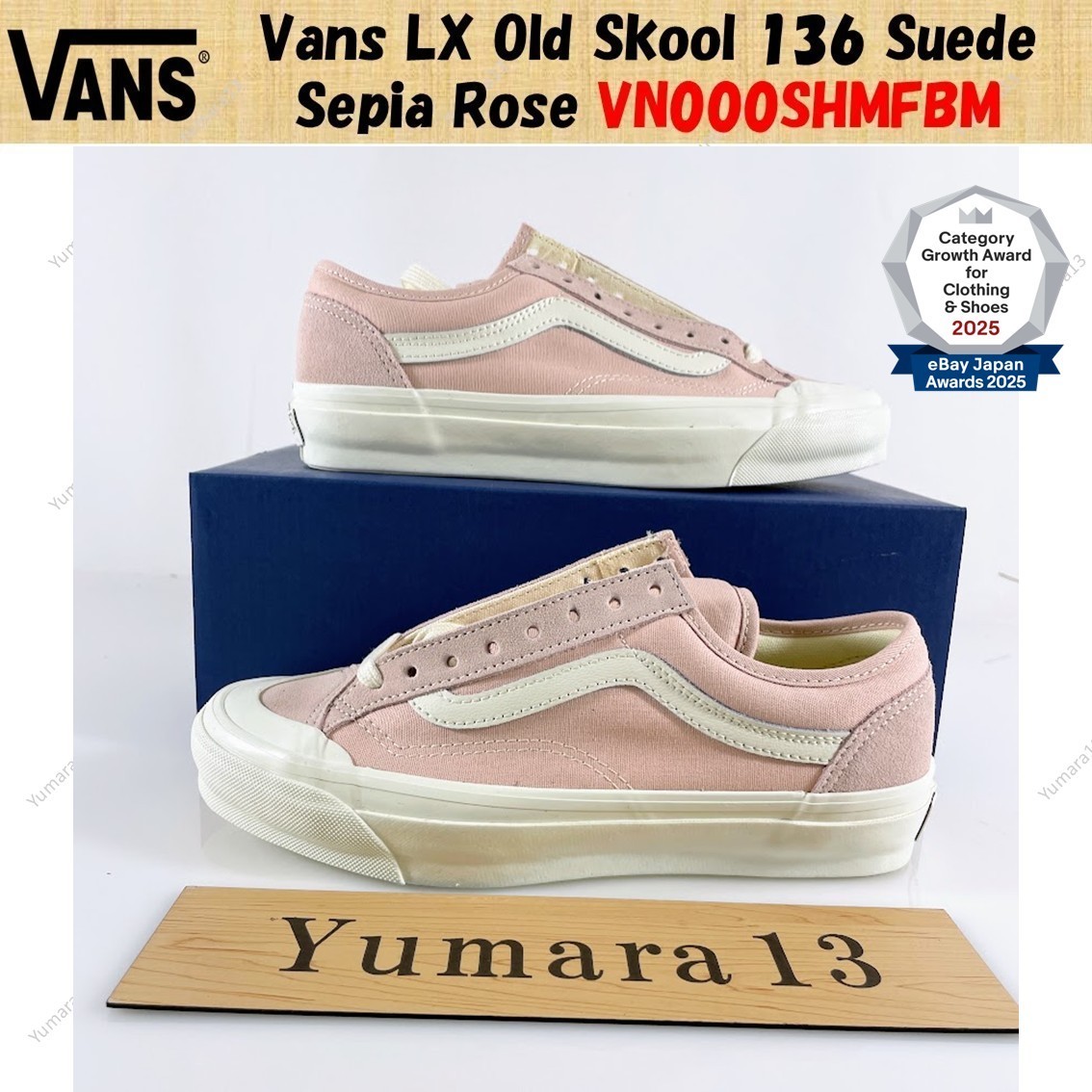 Vans LX Old Skool 136 Suede Sepia Rose VN000SHMFBM Men's Size