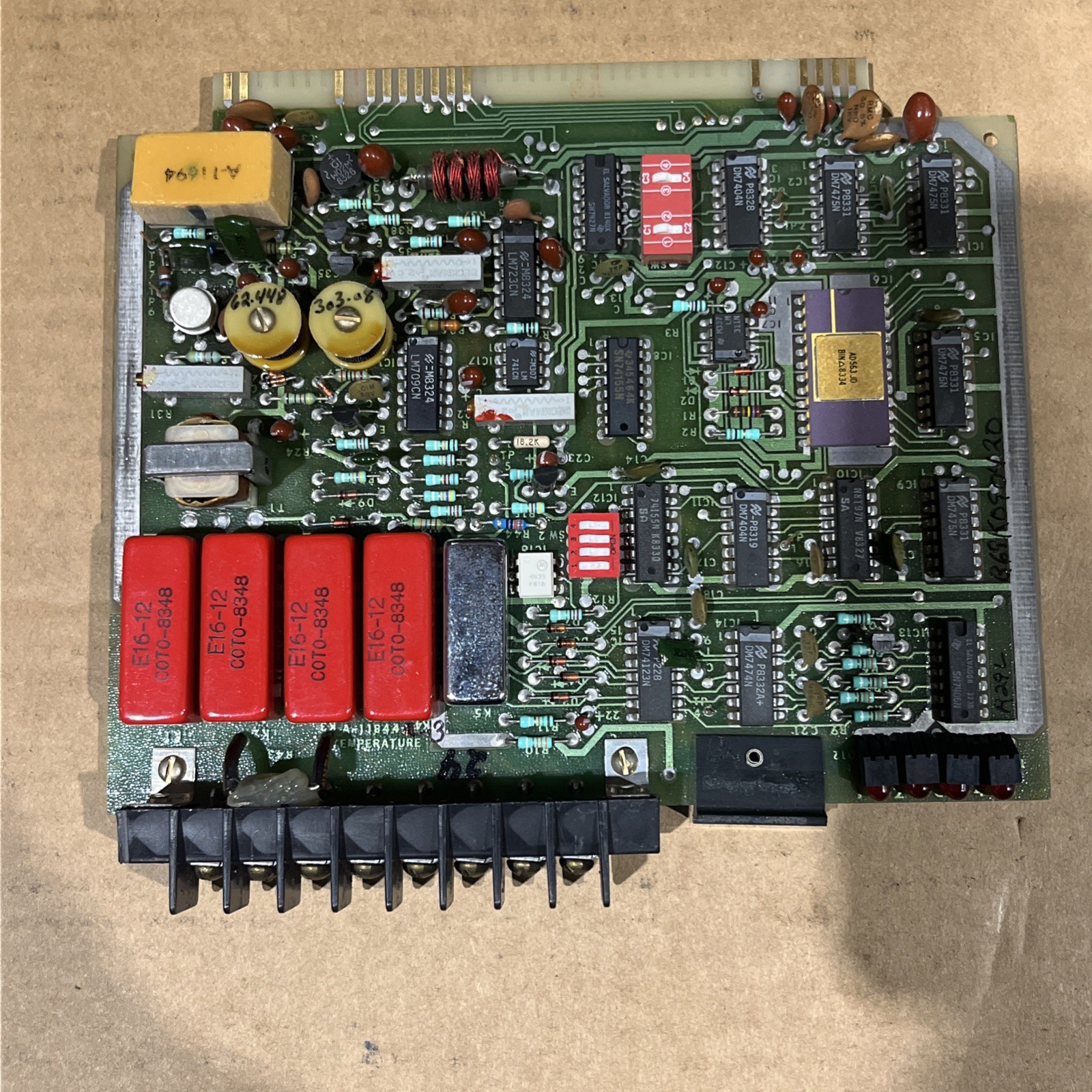 🔥BARBER COLMAN/MACO A-11844-3 Temperature Board, Refurbished Free Shipping🇺🇸