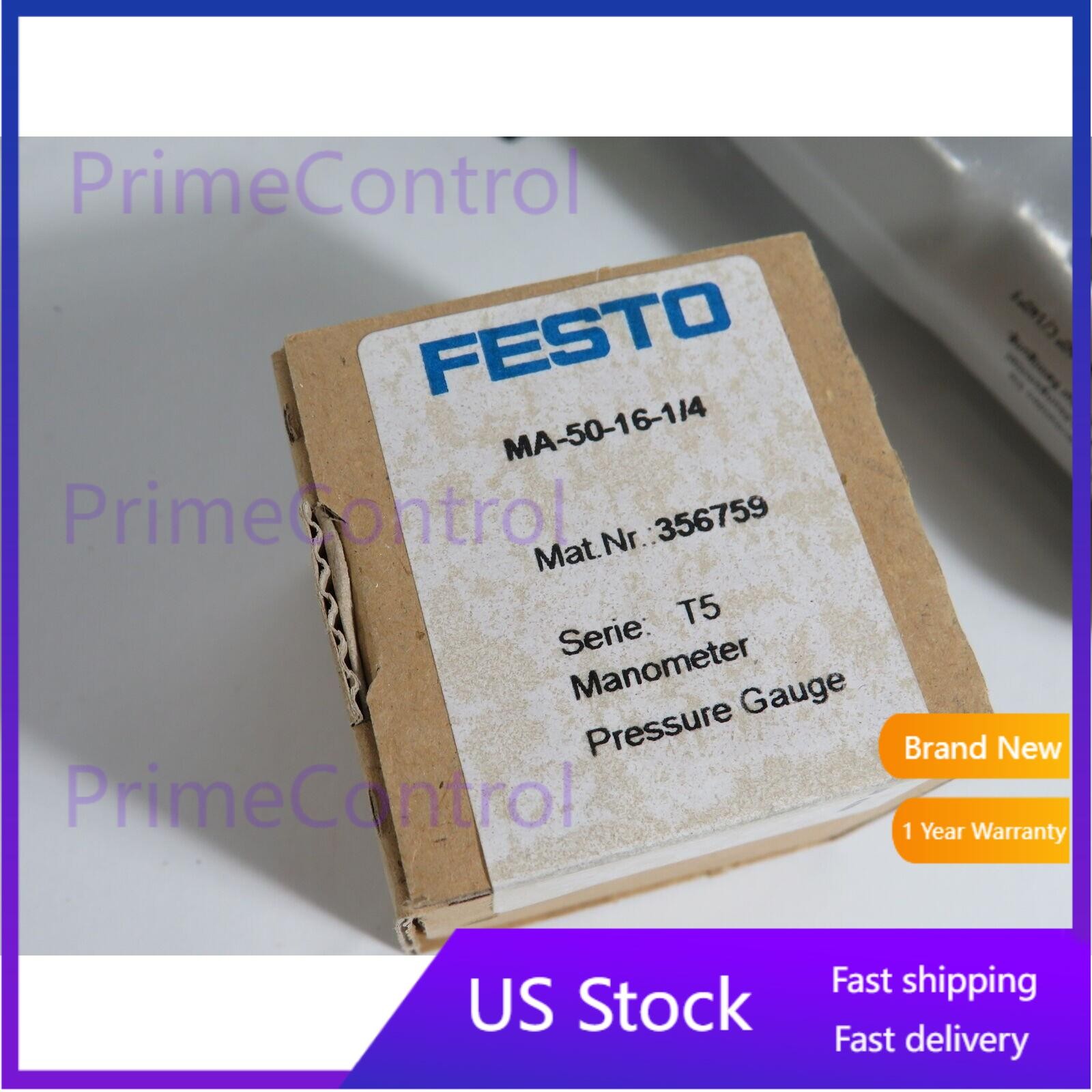 US FREE TAX New FESTO Lfr-3/8-D-Midi 159582 Filter Regulator 16 Bar 230Psi W/