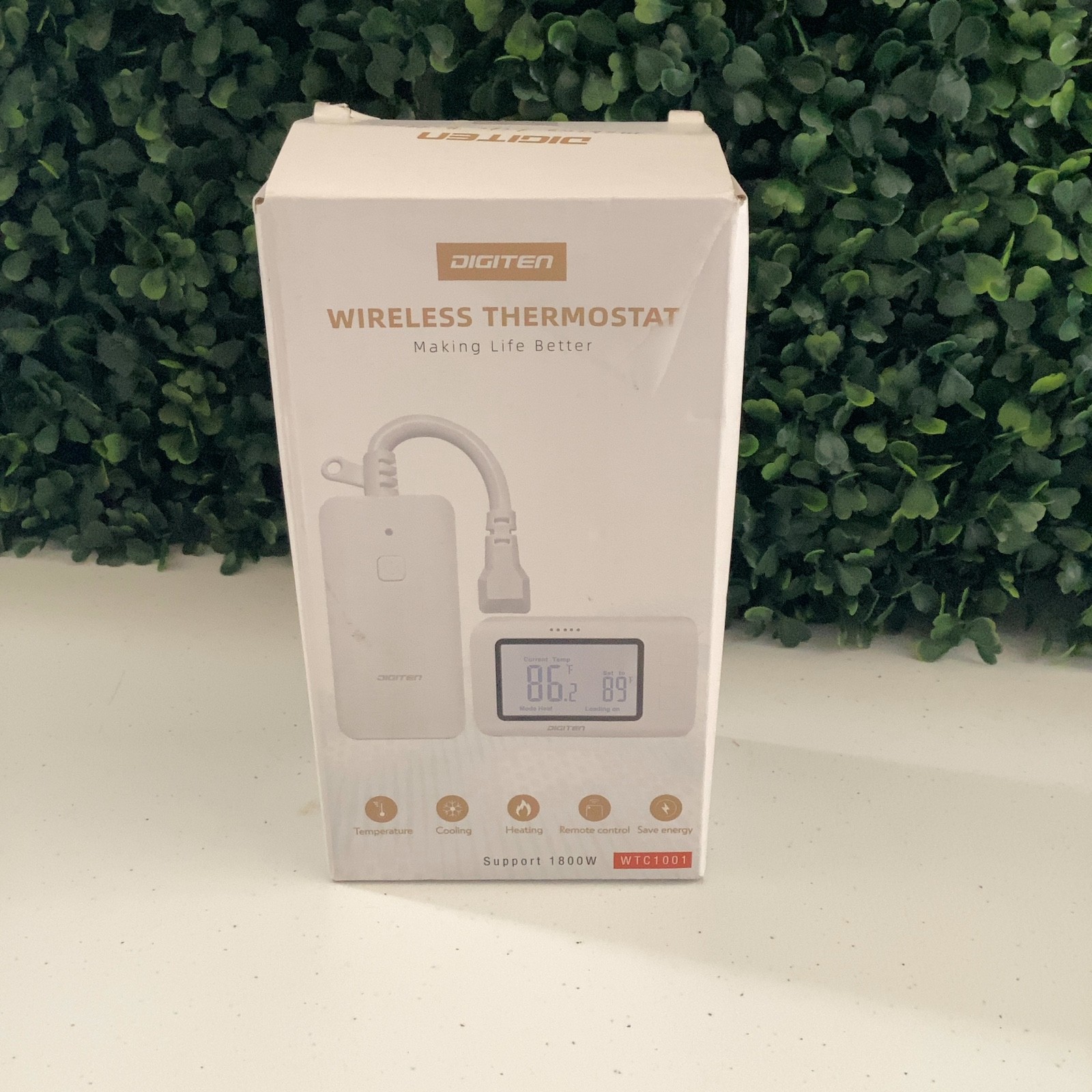 DIGITEN WTC1001 Wireless Plug-In Thermostat