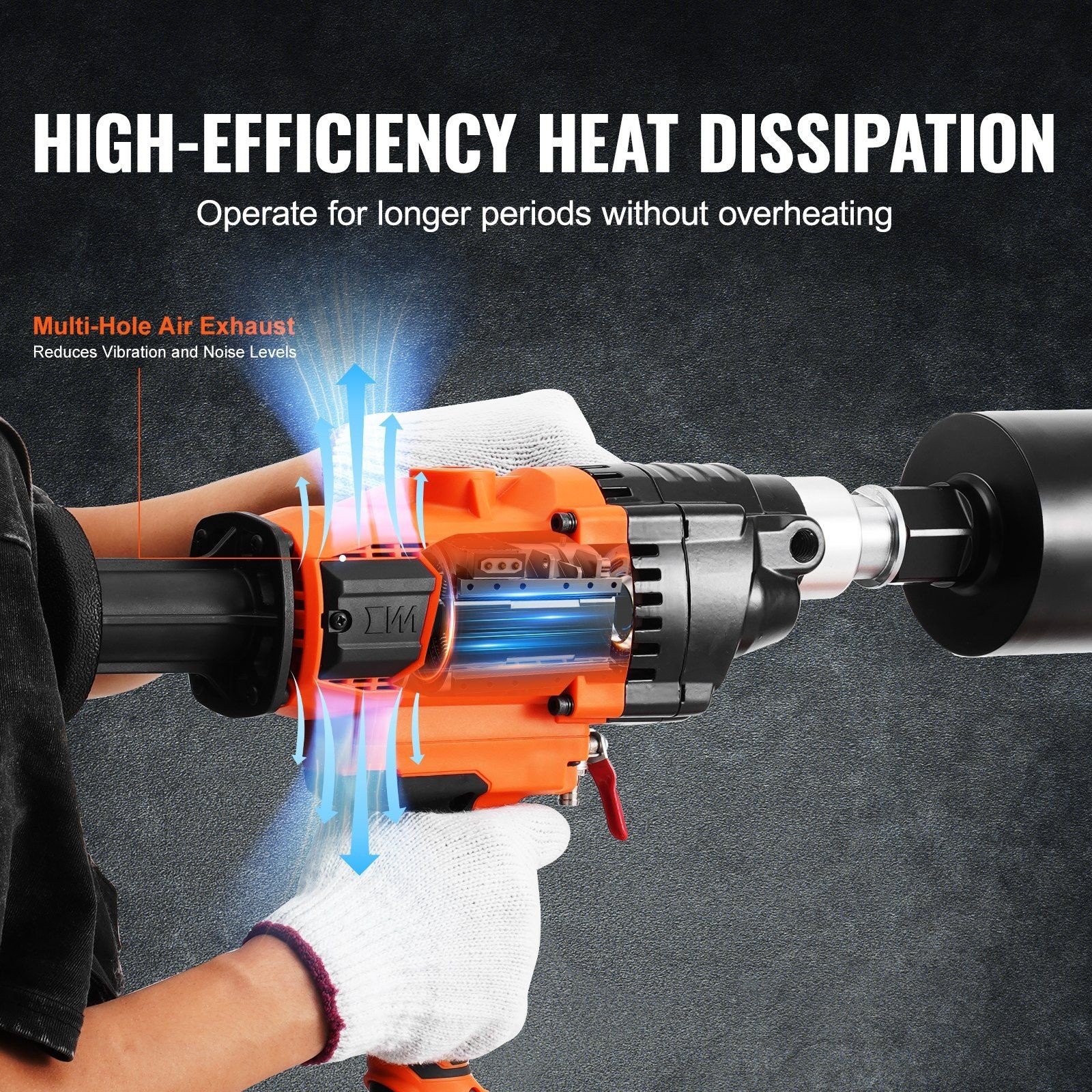 Core Drill System 2000W 20-160mm Handheld Rapid Bore Technology