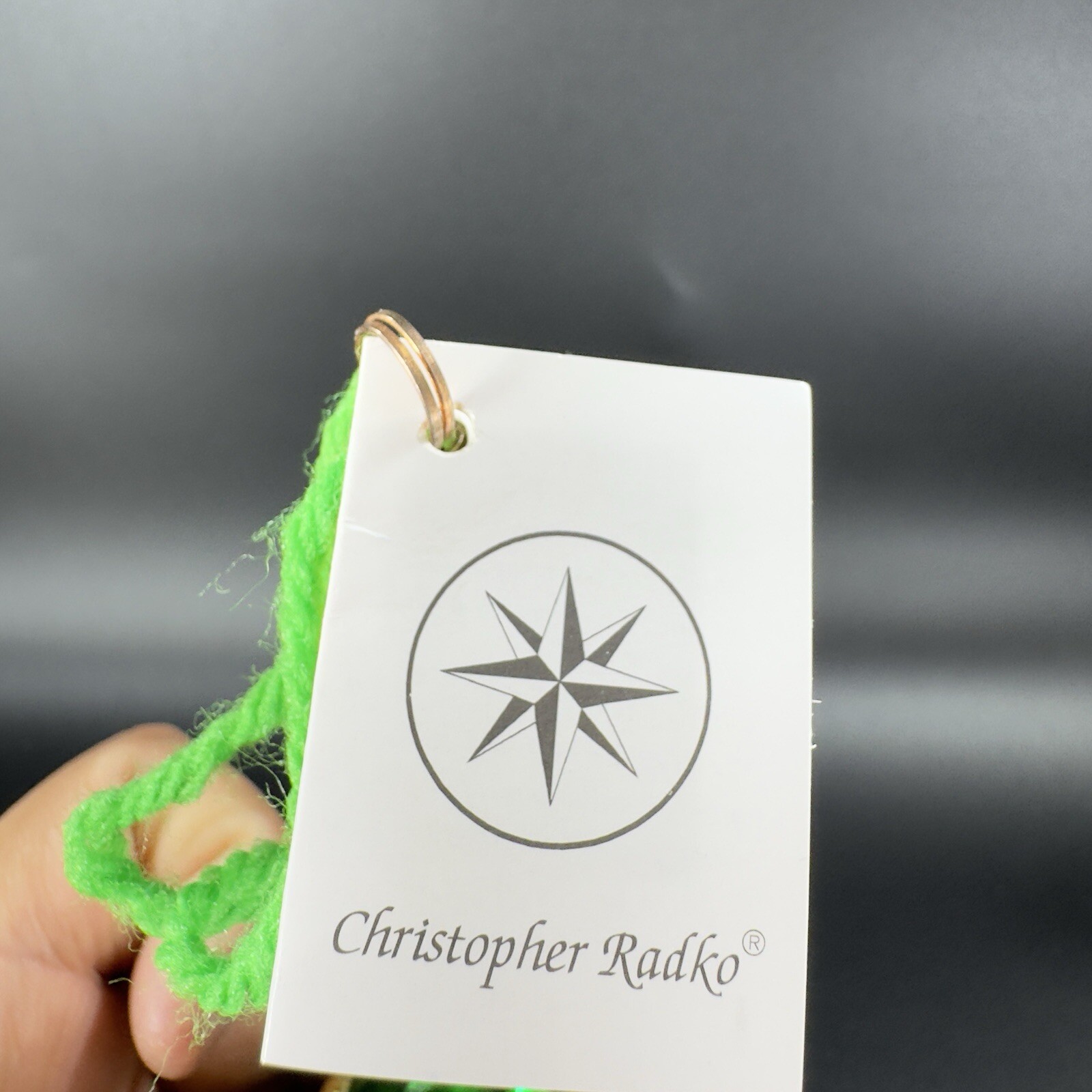 Christopher Radko Lucky Pipe Ornament Leprechaun Irish St Patricks W Sticker