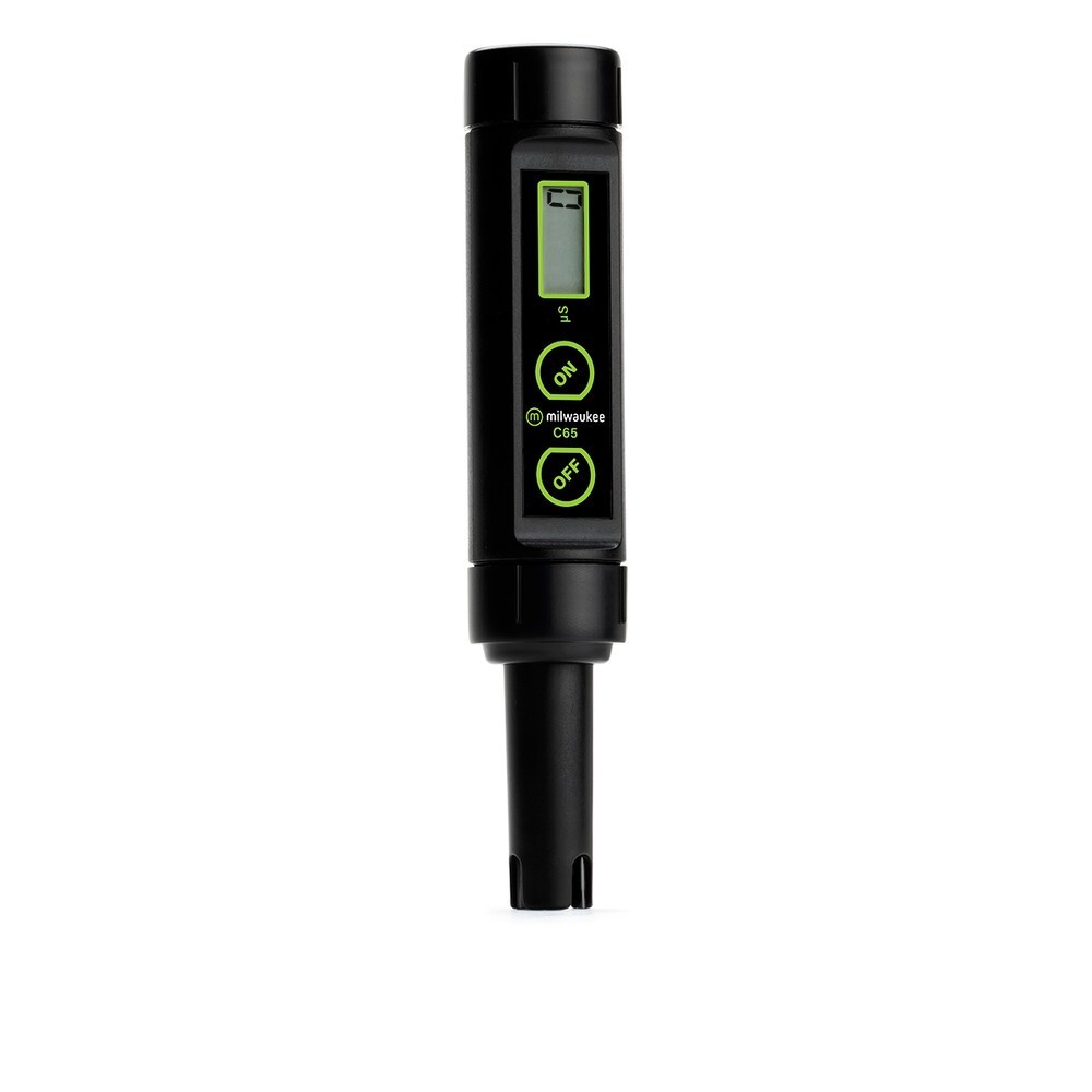 Milwaukee C65 Low Range Waterproof Conductivity Pen with ATC and Replaceable Ele