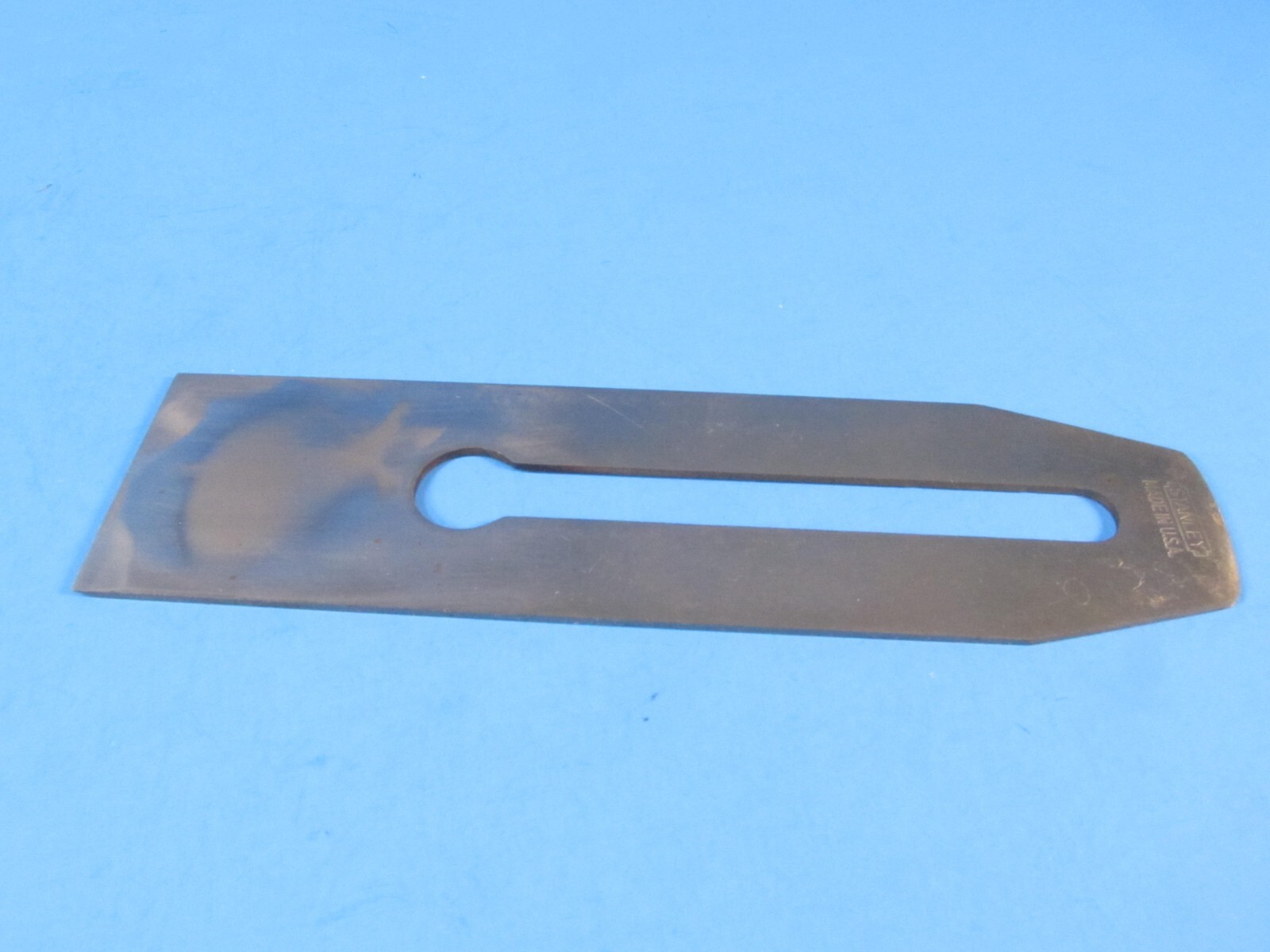 2" iron blade cutter for Stanley 4 5 similar wood plane notched rectangle ref D