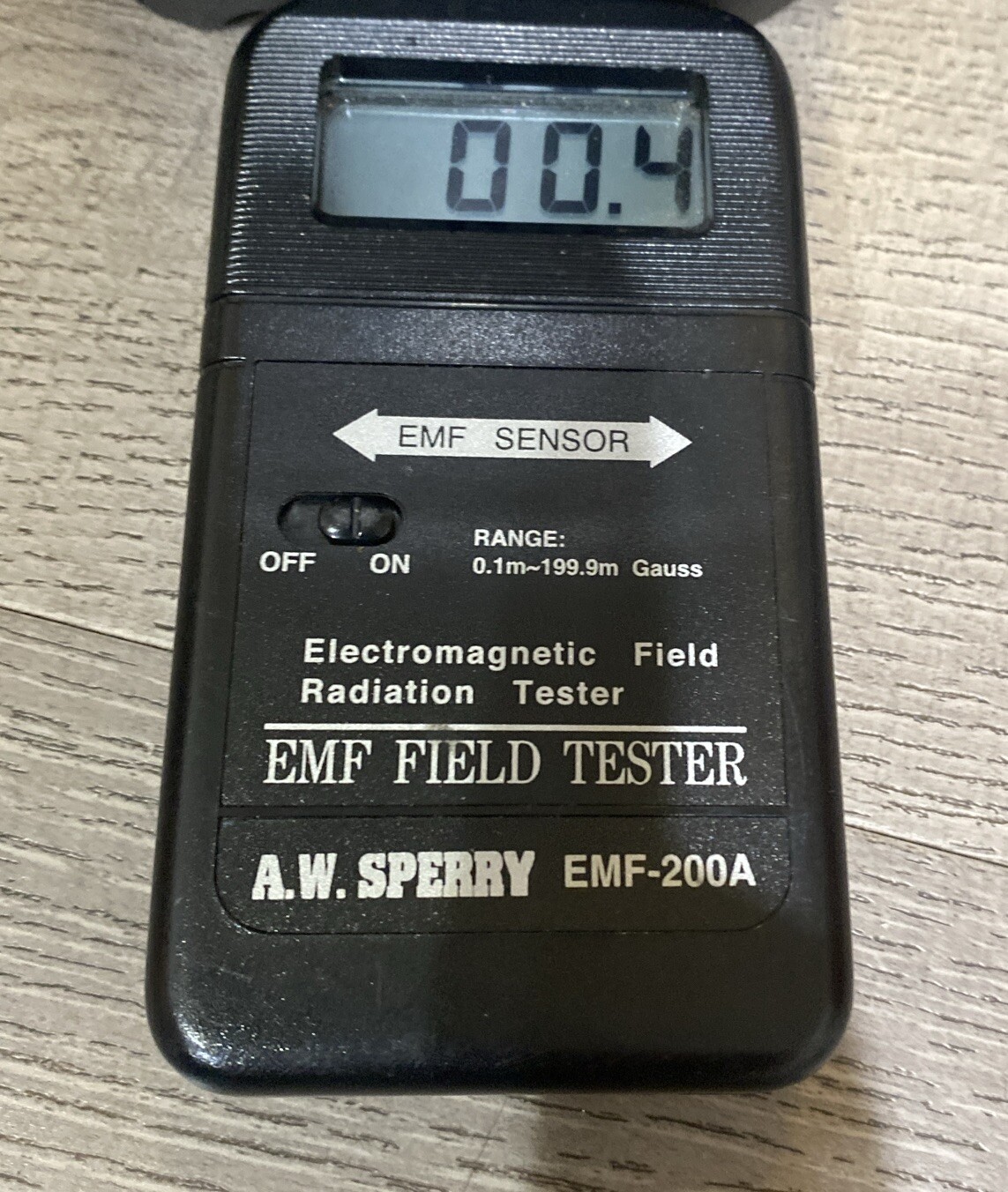 A.W. Sperry EMF-200A (EMF) Electromagnetic Field Radiation Tester TESTED & Works