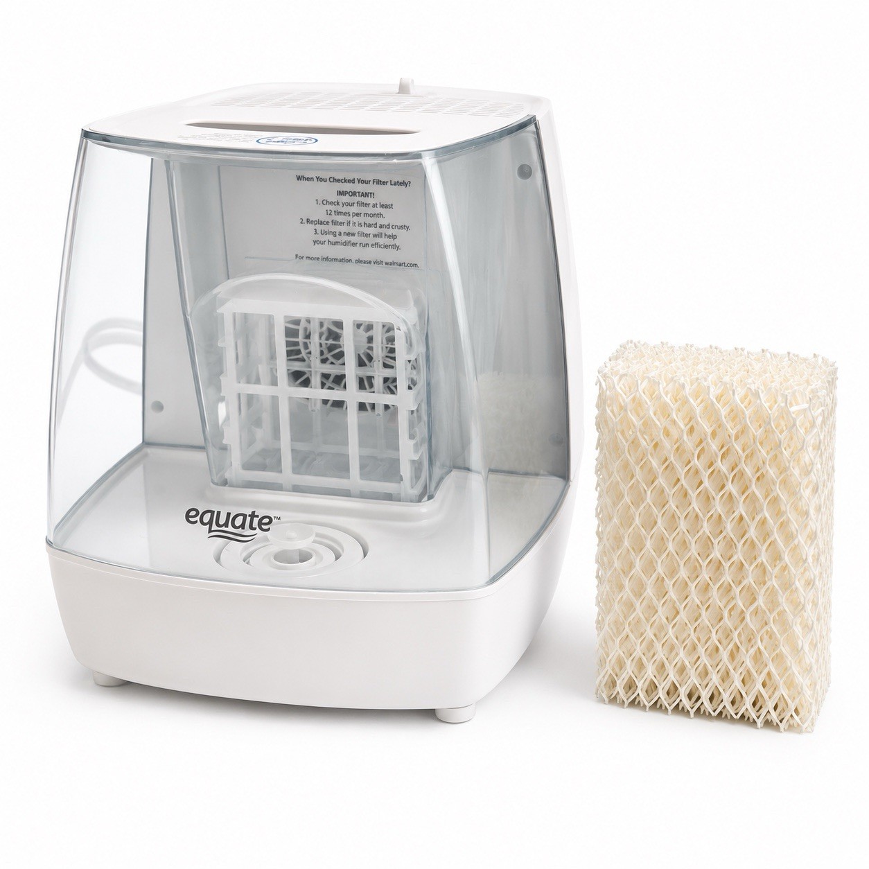 Equate Cool Mist Humidifier w/ NEW Replacement Filter Tested & Working