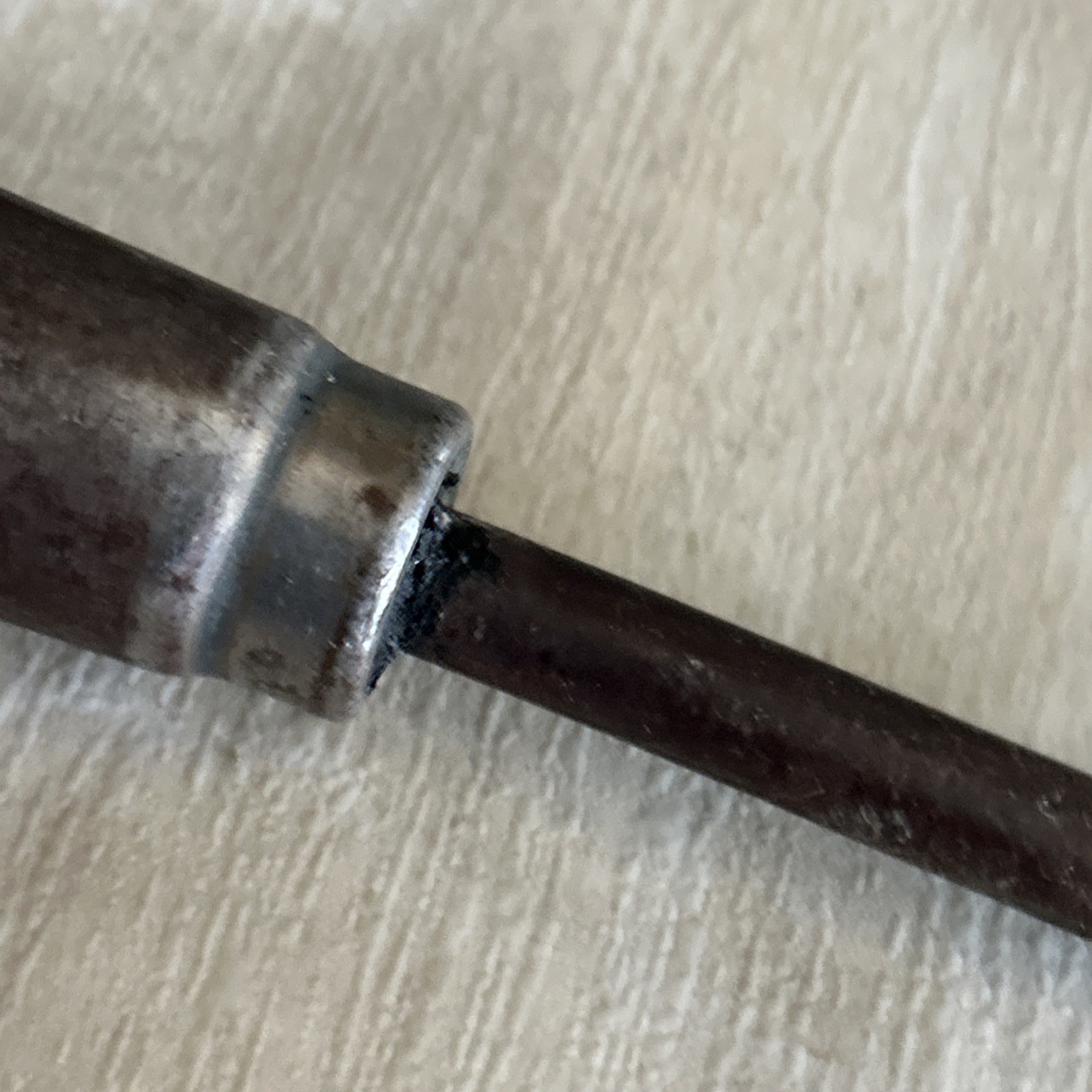 Vintage Lutz File Tool Wood Handle With A Hook