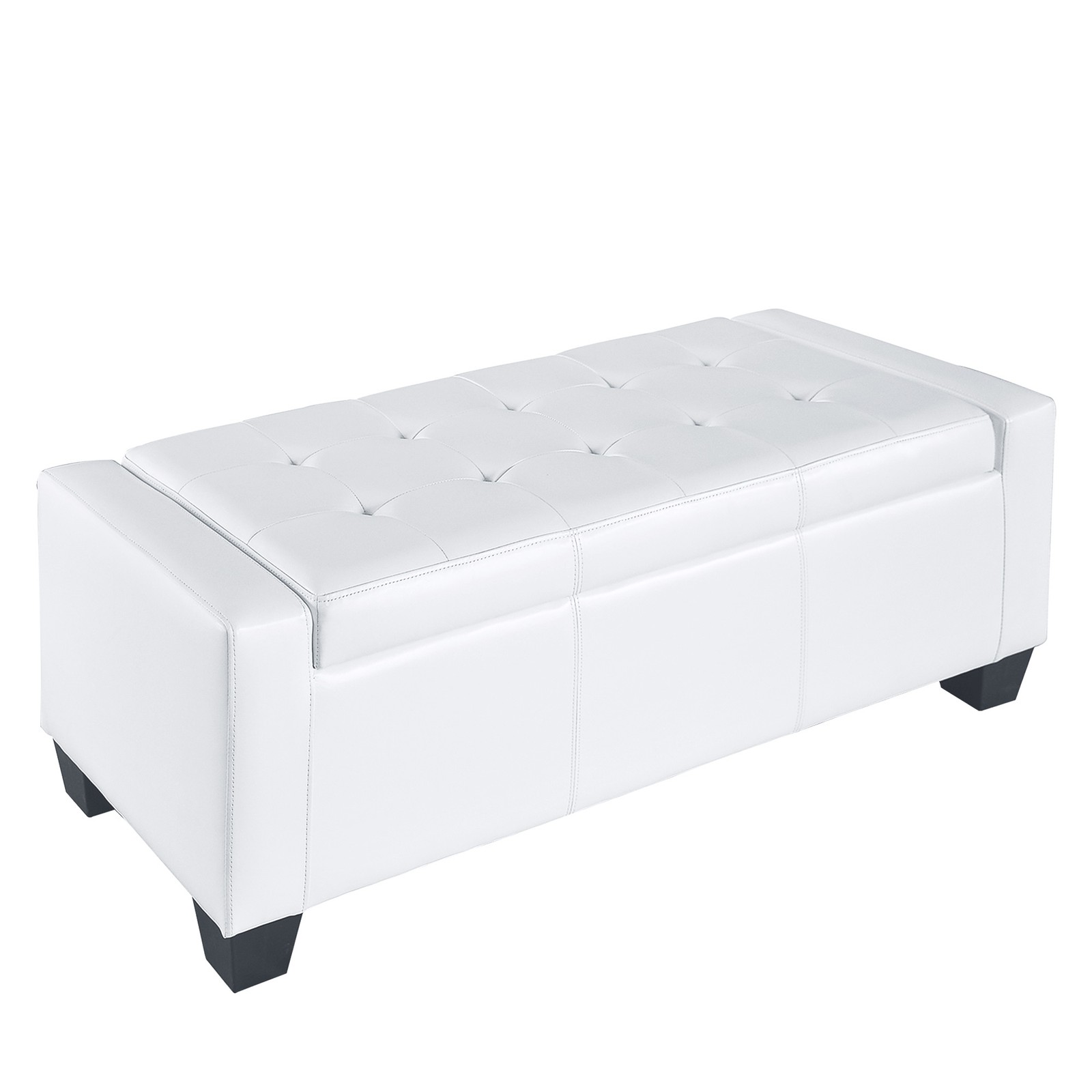 Rectangular Tufted Storage Ottoman 50.5" Home Furniture
