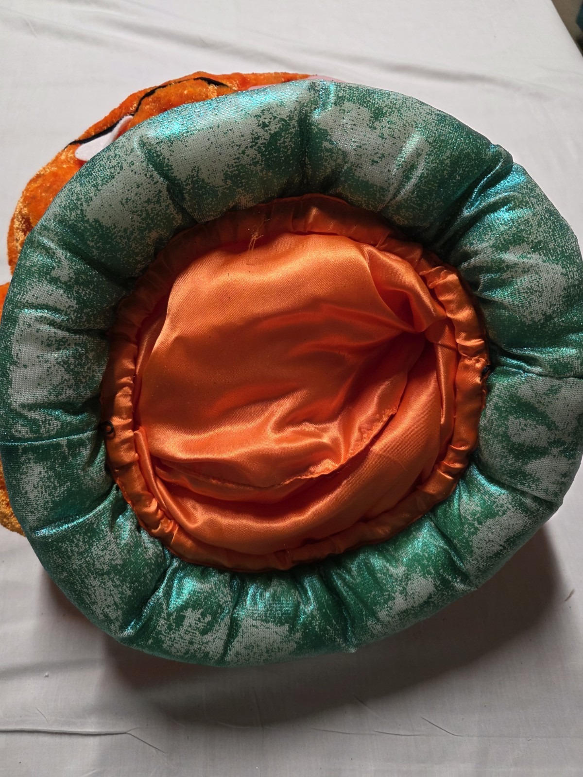 Happy Haunters Hat Topper Pumpkin NWT