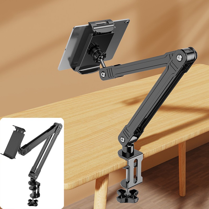 Phone Tablet Holder Stand Bed Desk Mount for IPhone IPad Adjustable 360 Rotation