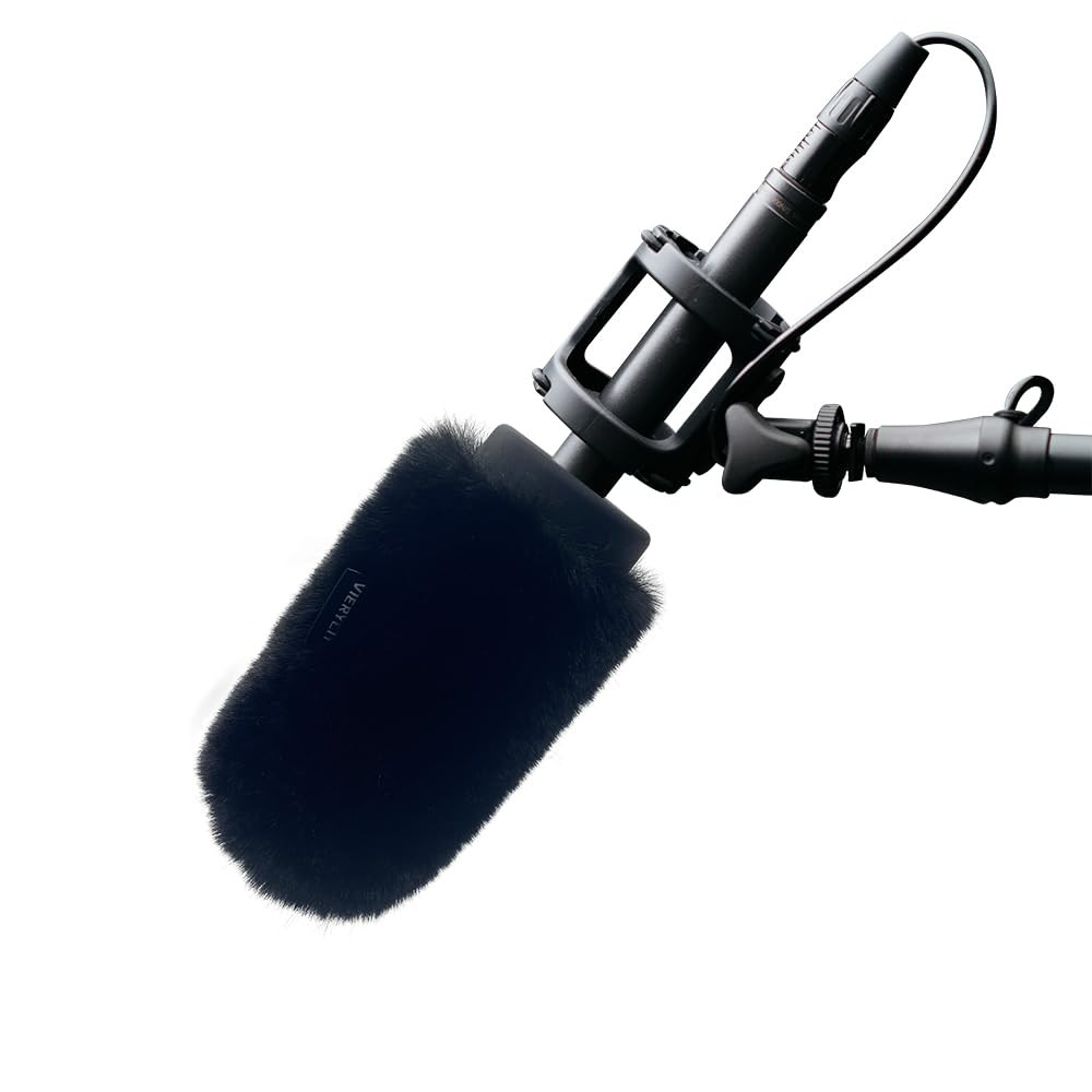 Microphone Wind Muff Pop Filter For Sennheir MKE600 Shotgun Microphone Cover ...