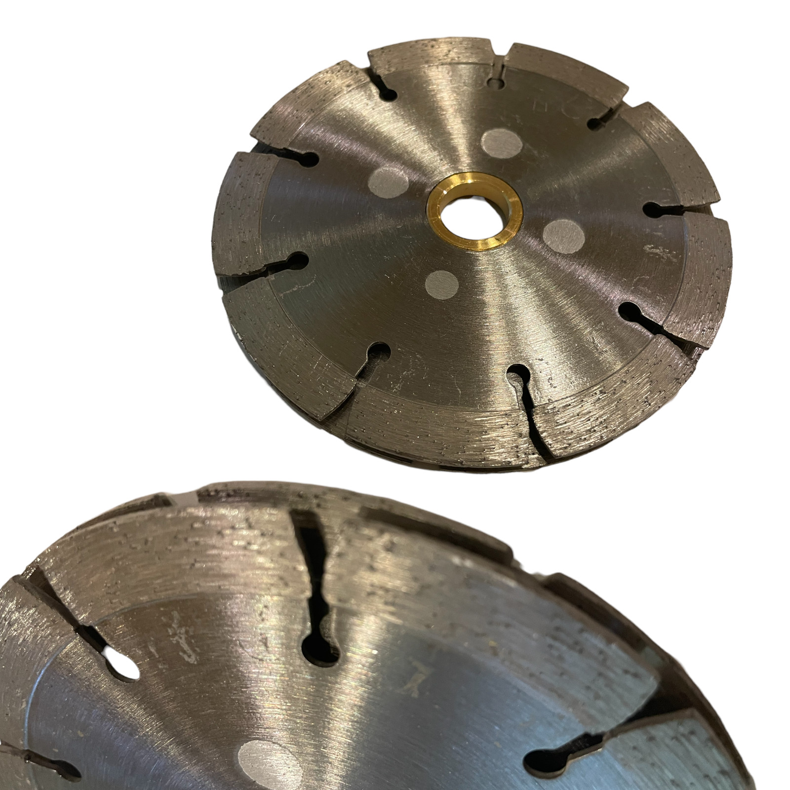 2PK Double Sandwich Tuck Point 4" x.250" Diamond Blade for Mortar Joints Removal