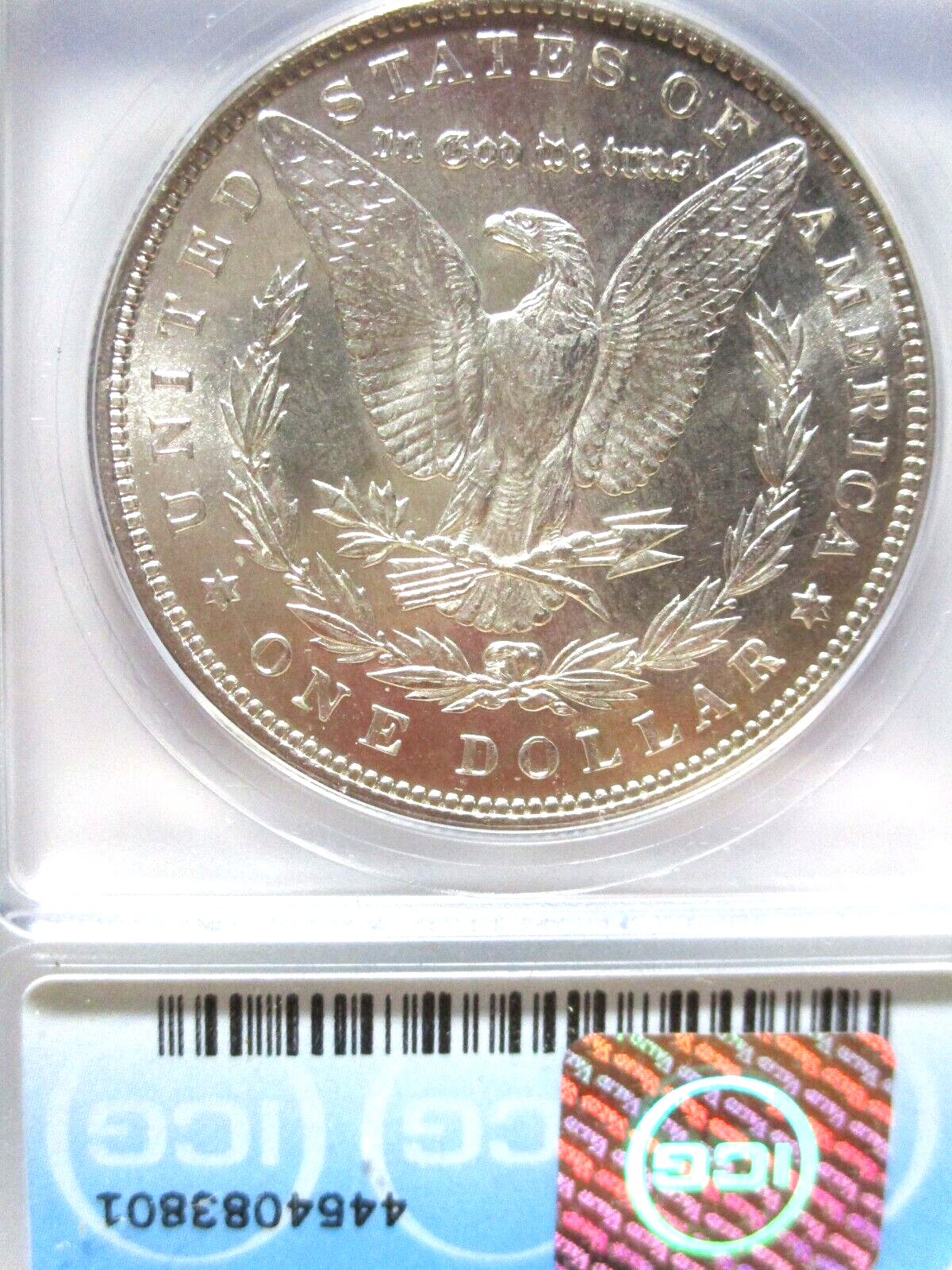 1887 MORGAN SILVER DOLLAR ICG MS64