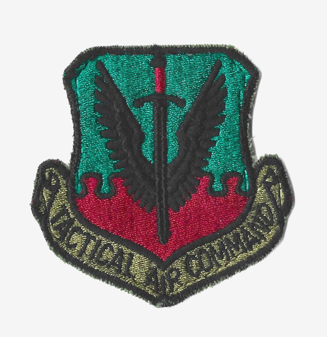 US Air Force Tactical Air Command Military Patch Embroidered Winged Sword