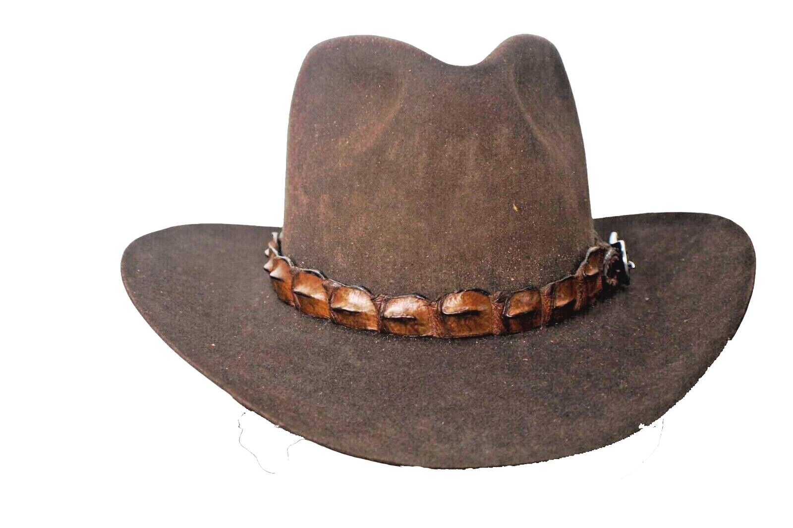 Western Hat Band for Men and Women Hornback Alligator in two colors