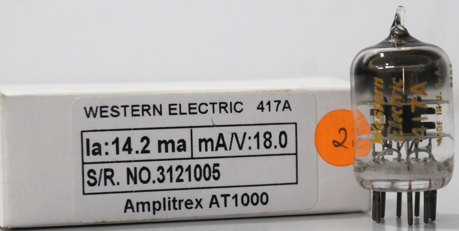 417A WE NOS D getter made in U.S.A  TESTED ON Amplitrex  AT1000 (1Pc)