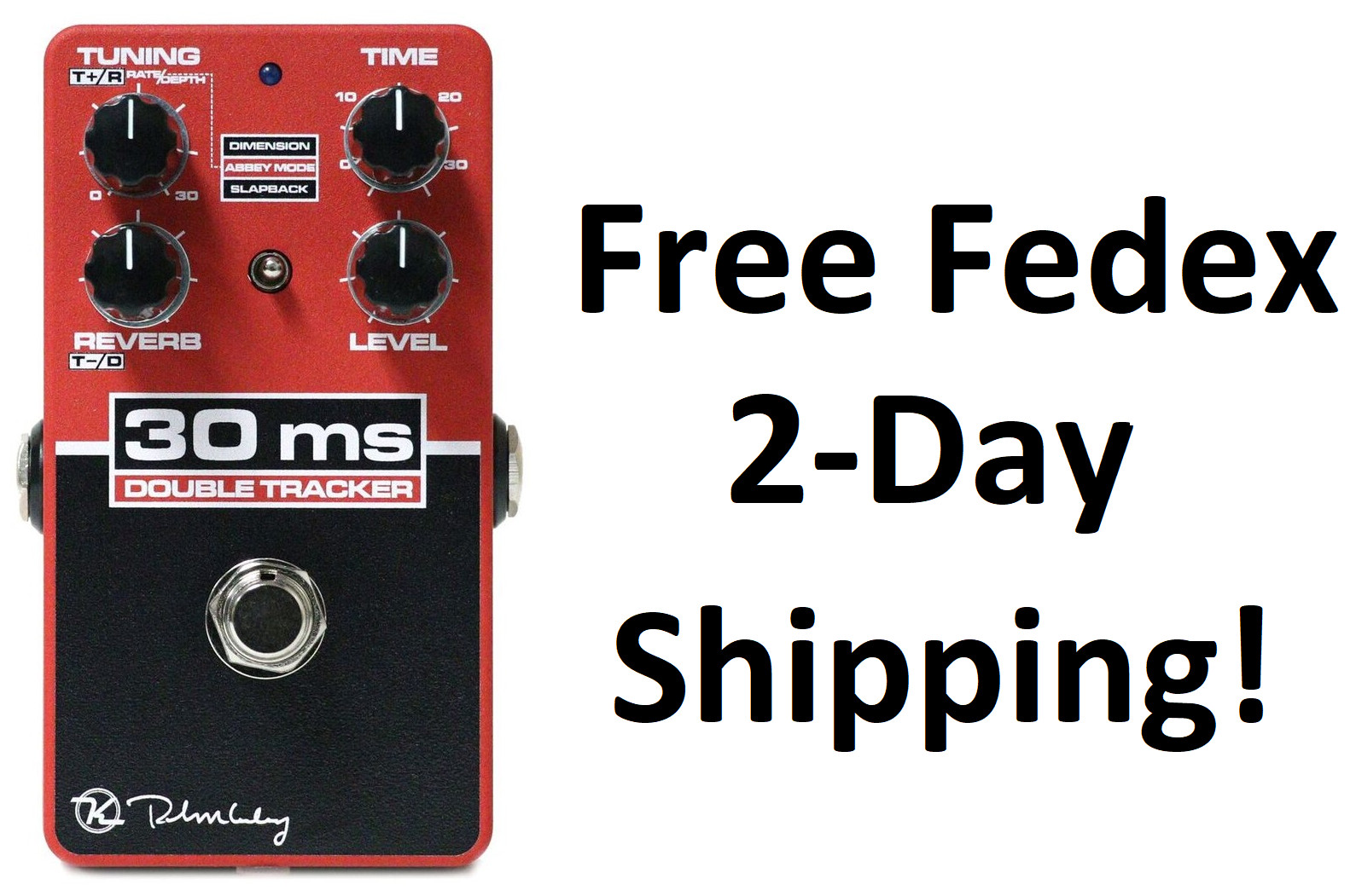 New Keeley 30ms Double Tracker Delay Guitar Effects Pedal