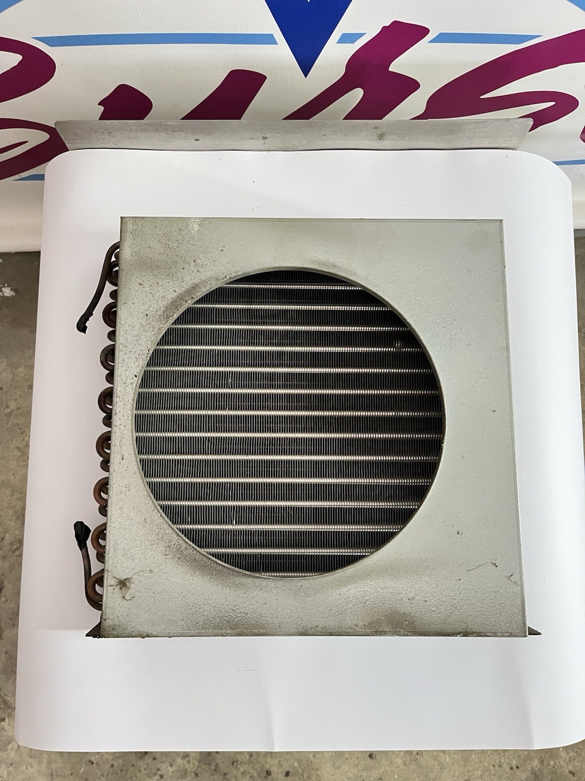 Air condenser for Malibu 141 ice cream machine replacement part