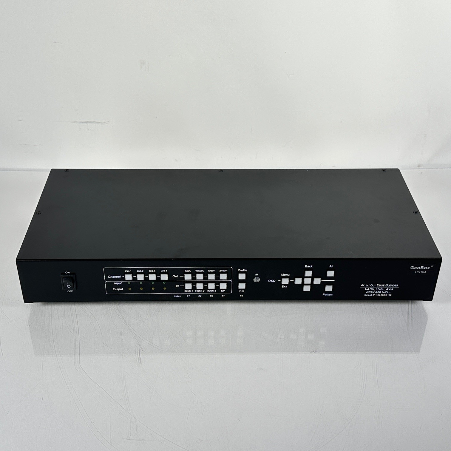 GeoBox UD104 Quad Channel UHD Edge Blending Processor