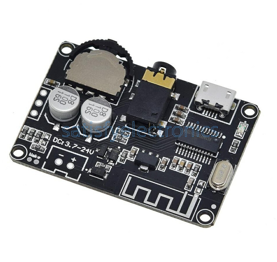 DC 3.7-24V Wireless Bluetooth 5.0 Audio Receiver Decoders Stereo Audio Adapter