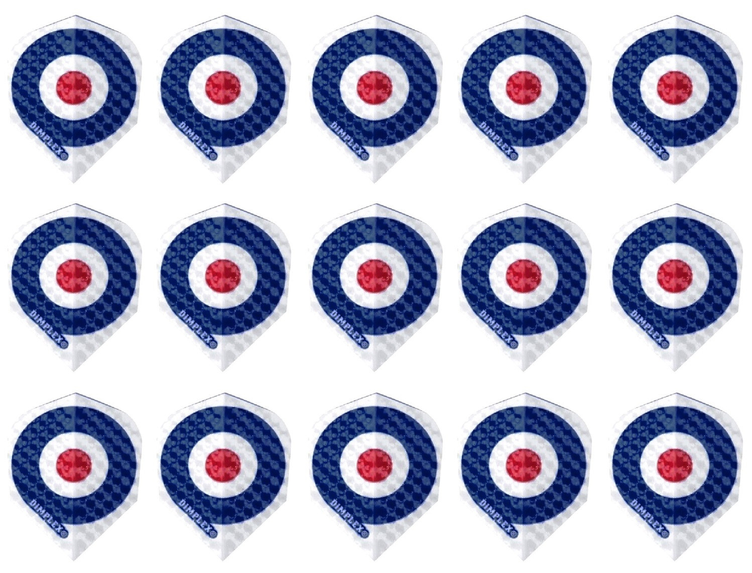 5 New Sets Harrows Dimplex Standard Dart Flights - Ships w/ Tracking - Target