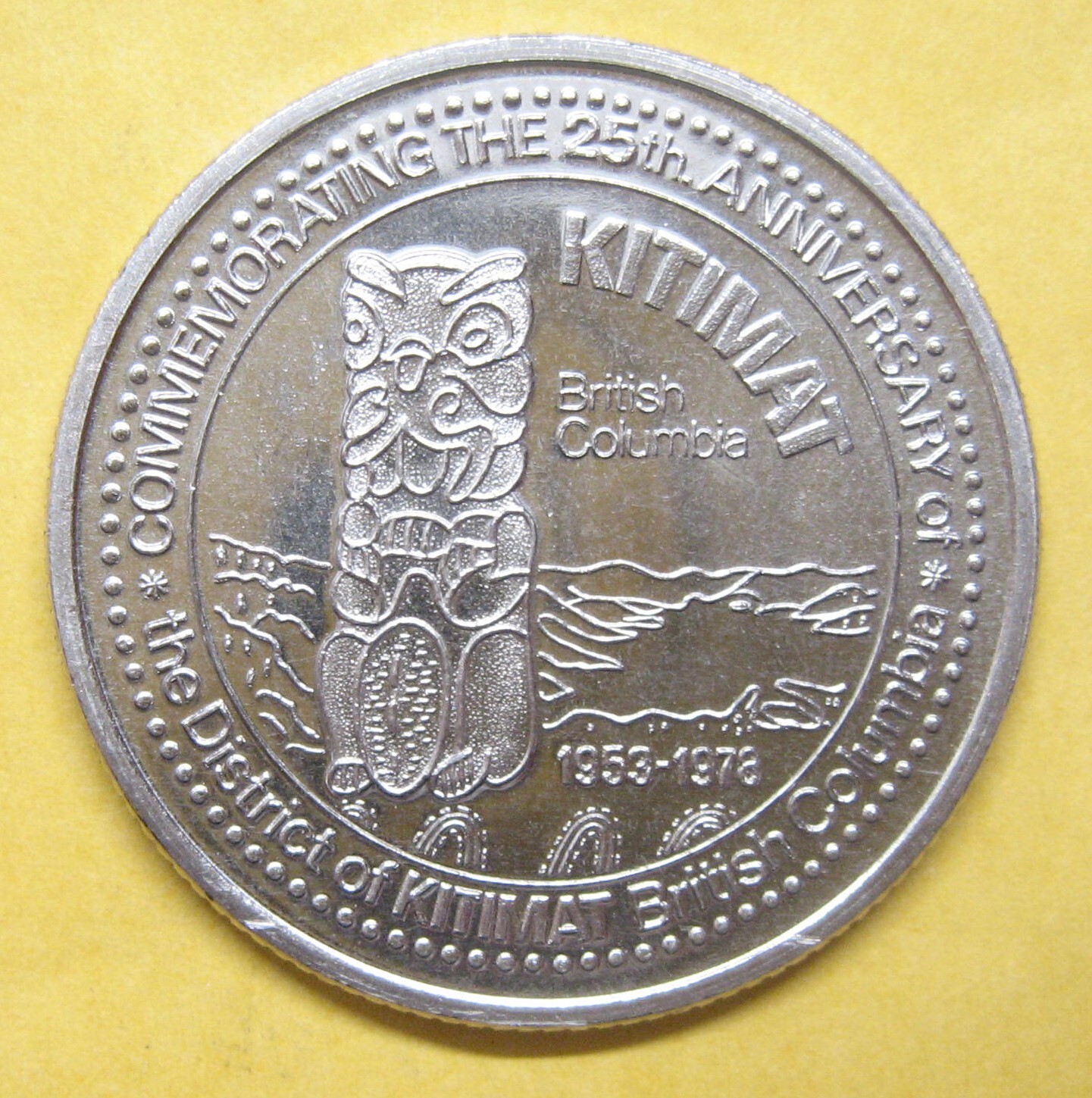 1978 Kitimat BC Trade Dollar Take a Look