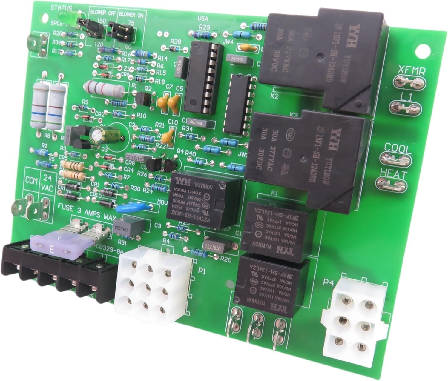Coleman Evcon Replacement Furnace Control Circuit Board - Compact & Lightweight