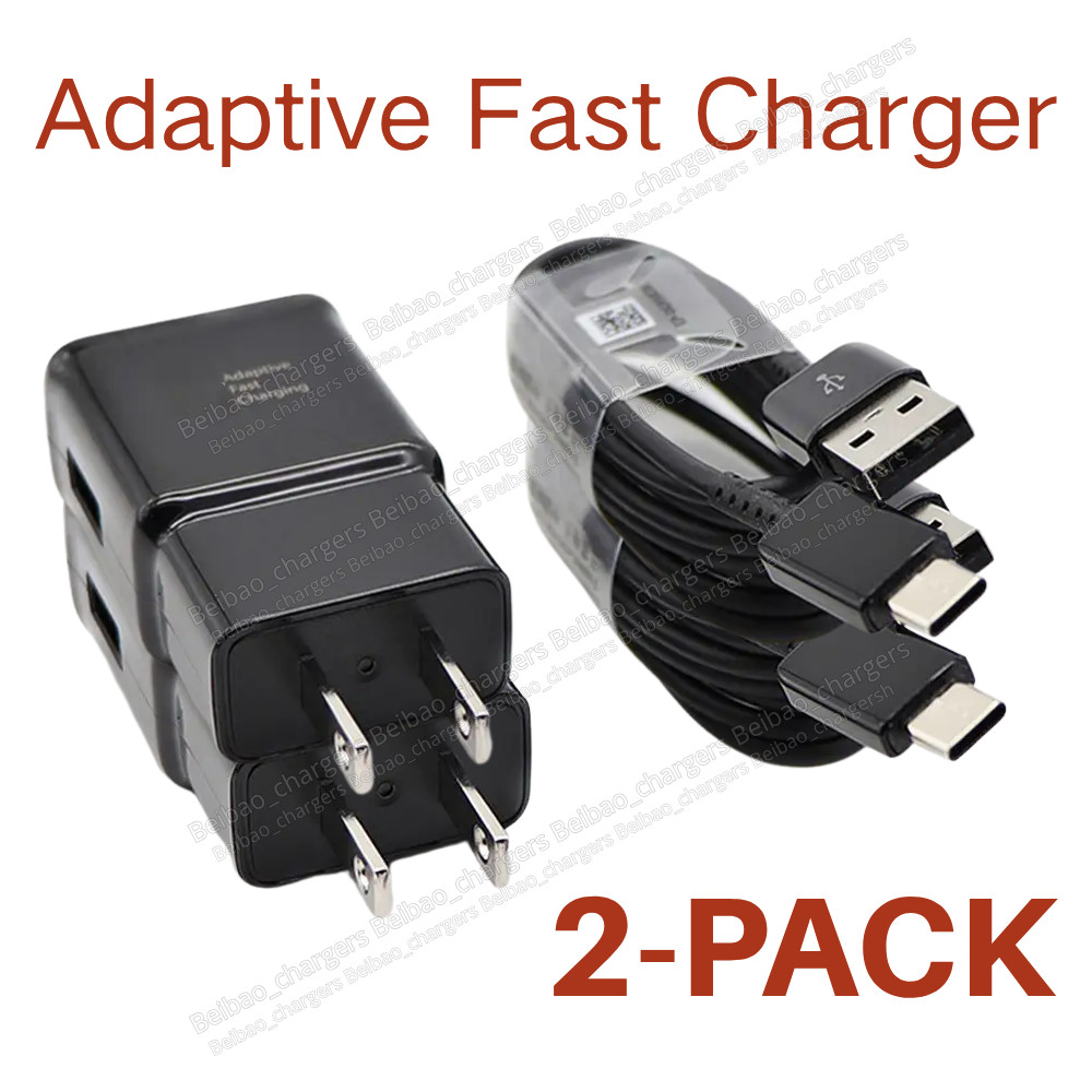 2X Adaptive Fast Wall Charger 4FT Type-C Cable For Samsung Galaxy A71 A52 A32 5G