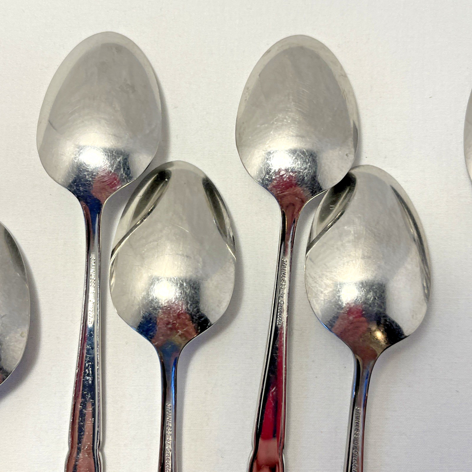 Oneida Ashmore Stainless Flatware You Pick Teaspoon, Soup Spoon, Dessert Fork