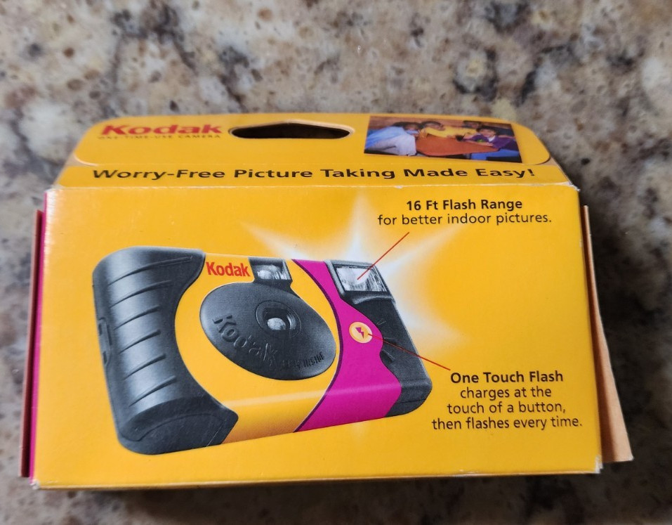 Kodak Power Flash- Single Use Disposable Camera- 27- EXP: 07/2007 Sealed