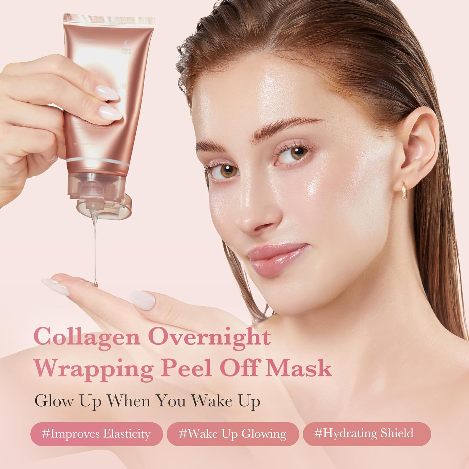 Wrapping Mask Collagen Overnight Peel off Facial Mask | Elasticity & Hydration C
