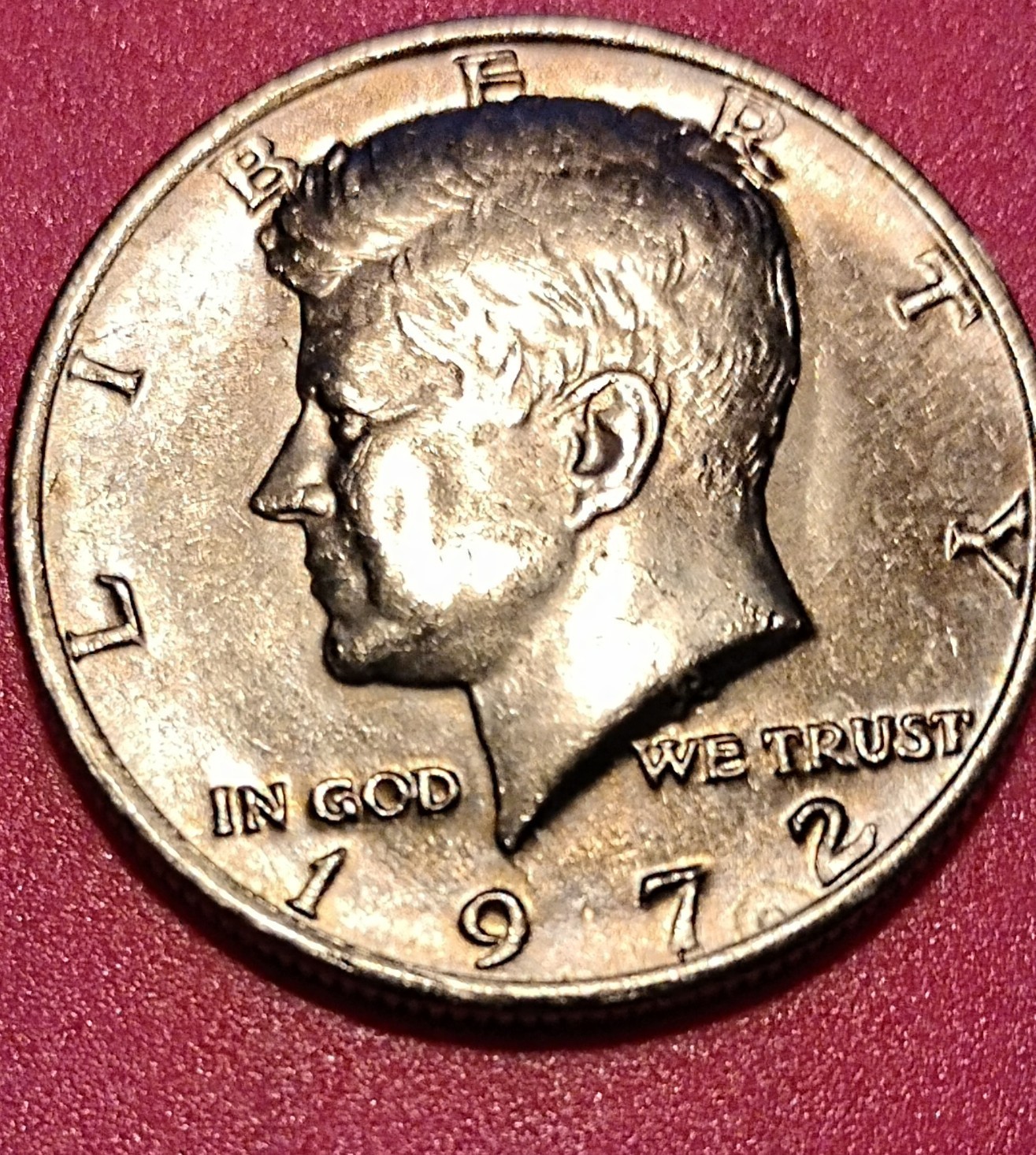 1972 P kennedy half dollar