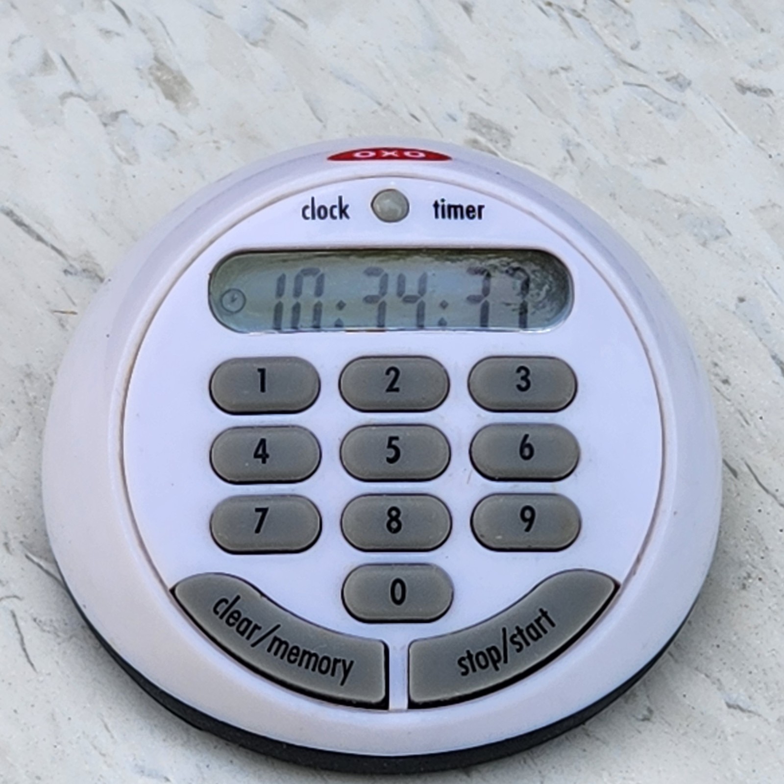 Vintage OXO Good Grips Digital Kitchen Clock/Timer  Tested Works Battery Powered