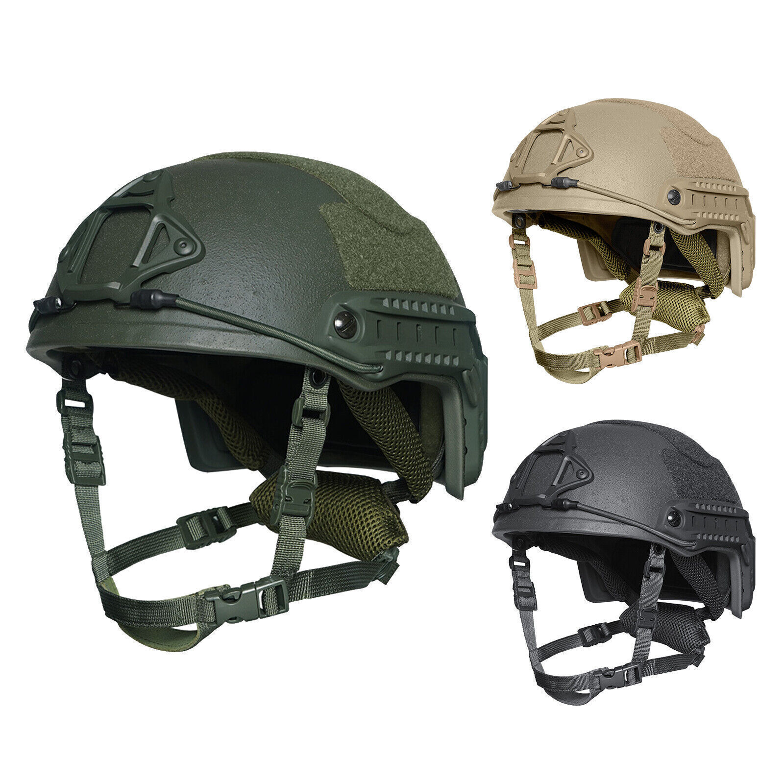 PROOF Helmet UHMW-PE Tactical Helmet with Liner Option Outdoor CS Training