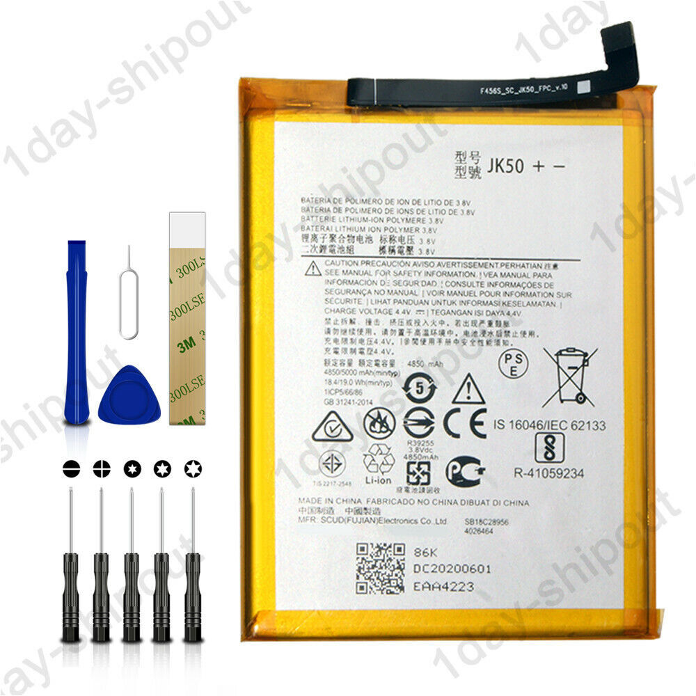 For Motorola Moto G Power XT2165-5 JK50 Battery Replacement 4850mAh+Tool US 2023