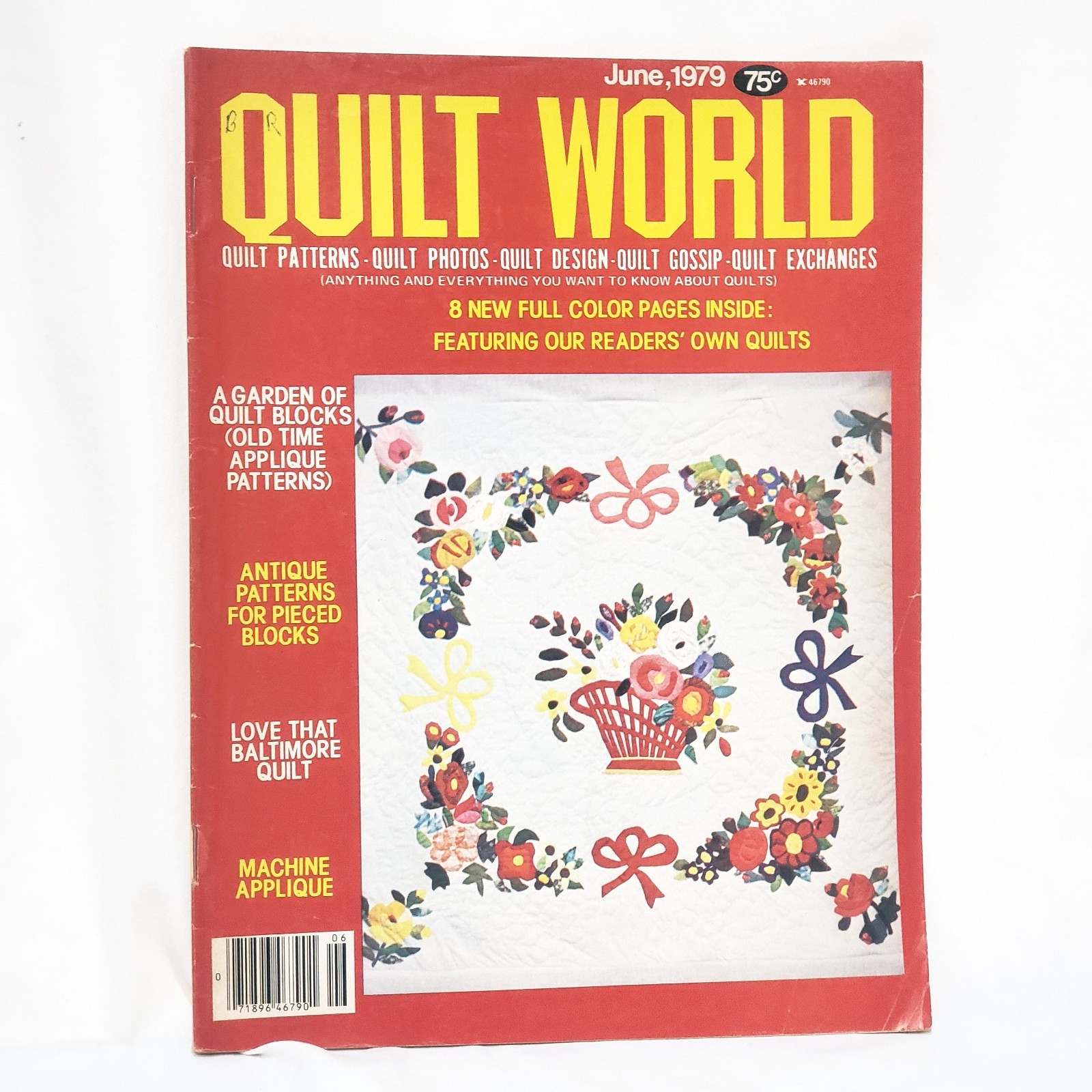 Quilt World Magazine June 1979 Garden Blocks Love Baltimore Bachelors Puzzle
