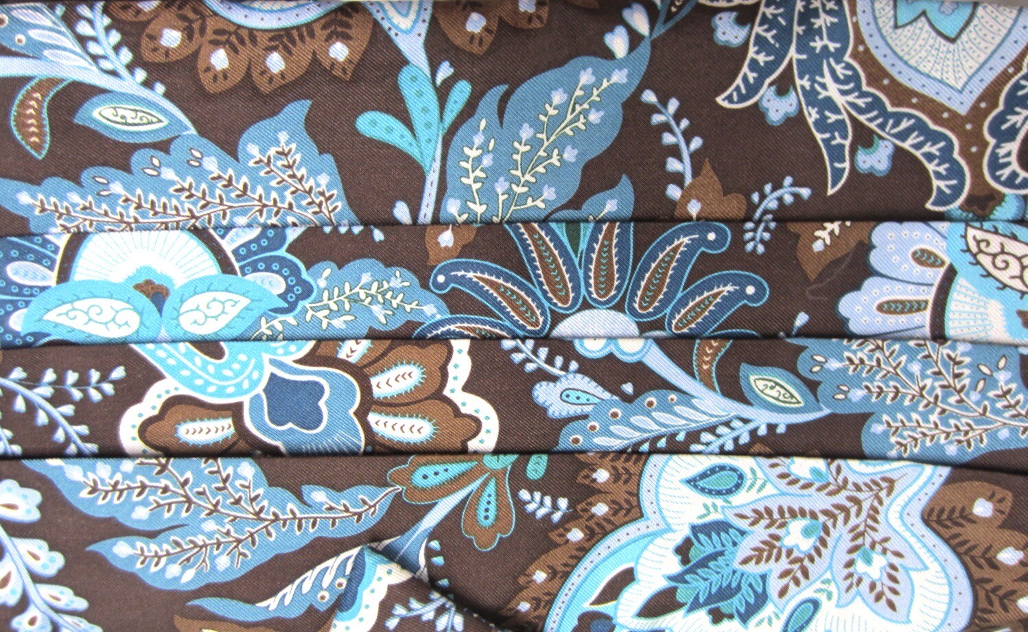 Tropical Beach Wedding VERA BRADLEY BAEKGAARD Java Blue Cummerbund Bow Tie Set
